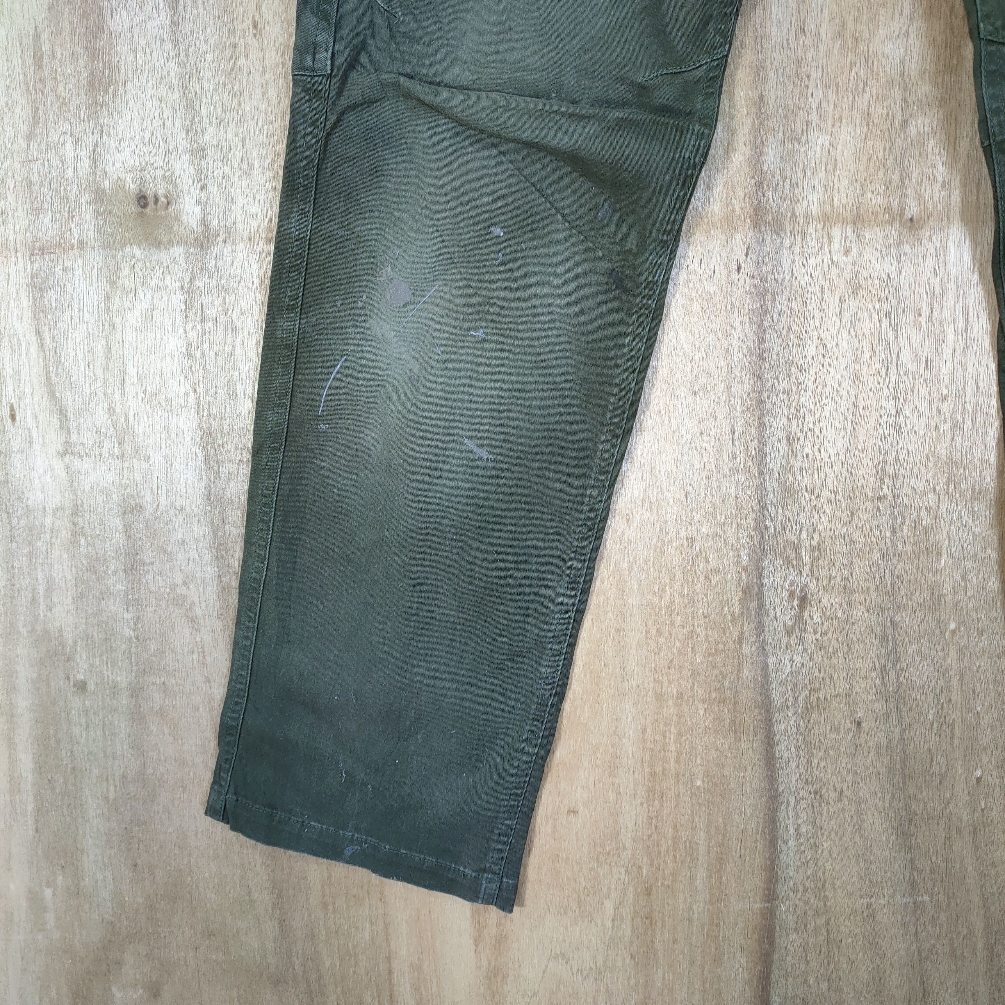 Japanese Brand VINTAGE GRIDE WORKWEAR CARGO PANTS Size US 34 / EU 50 - 7 Thumbnail
