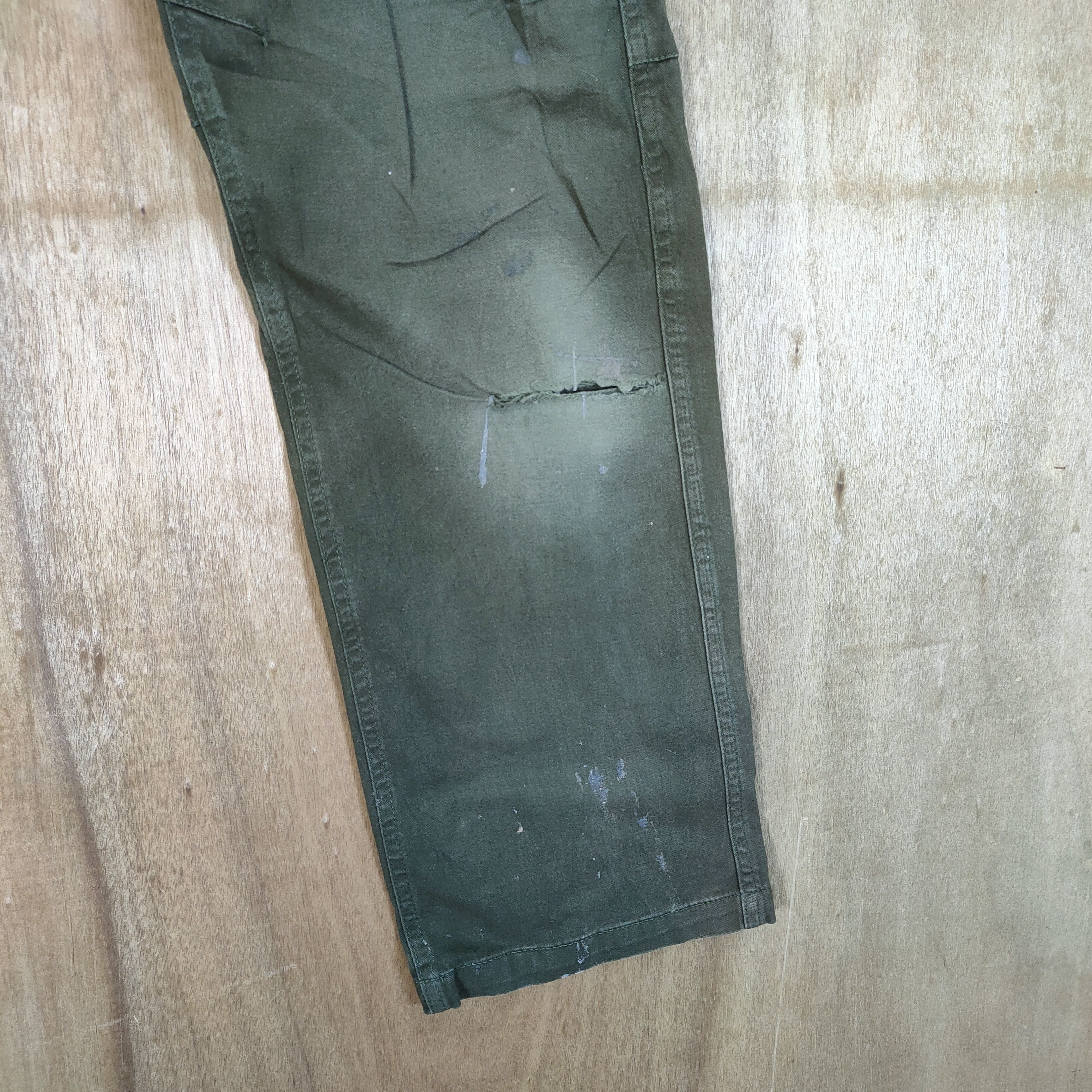 Japanese Brand VINTAGE GRIDE WORKWEAR CARGO PANTS Size US 34 / EU 50 - 6 Thumbnail