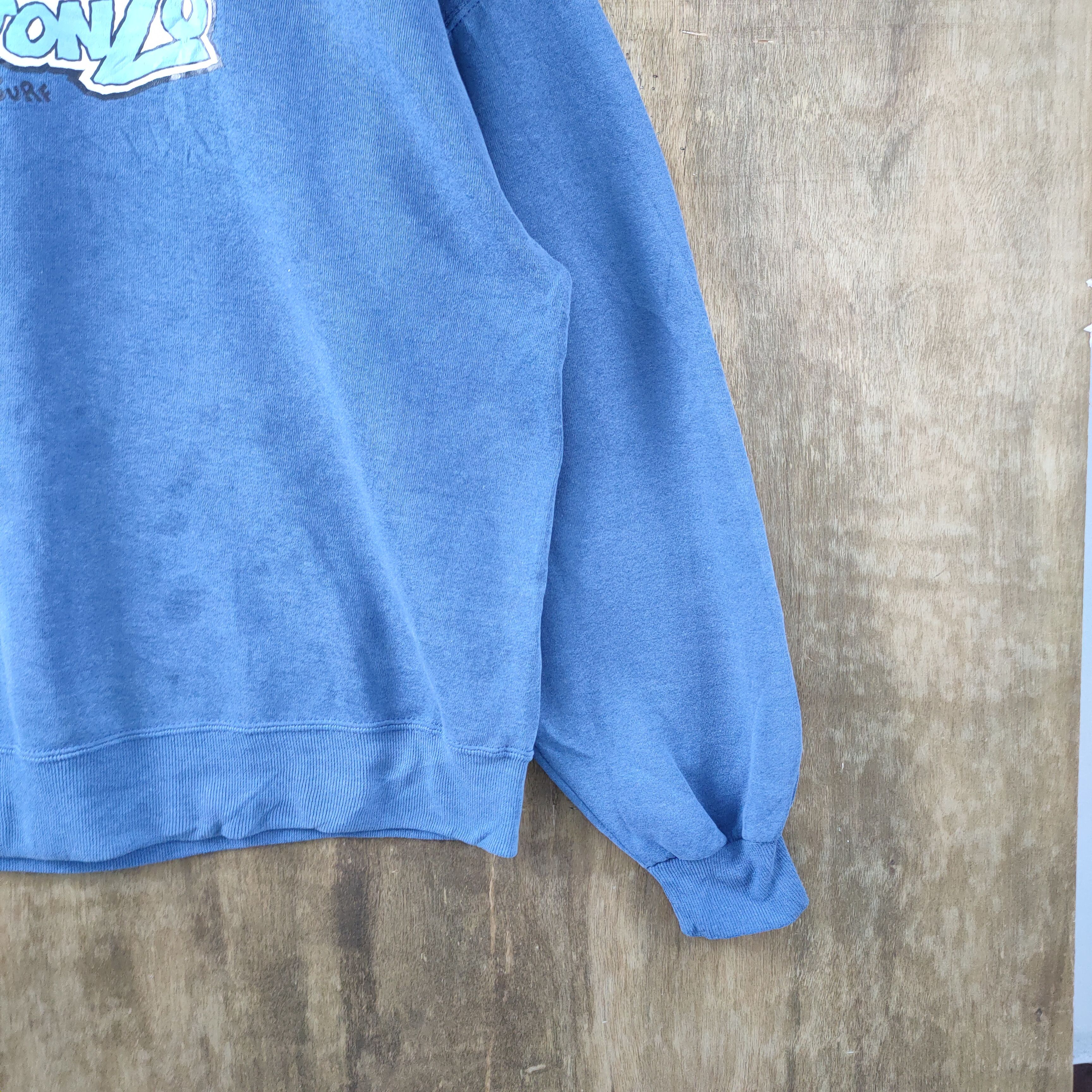 Vintage VINTAGE GONZO SURF FADED SWEATSHIRT Size US L / EU 52-54 / 3 - 5 Thumbnail