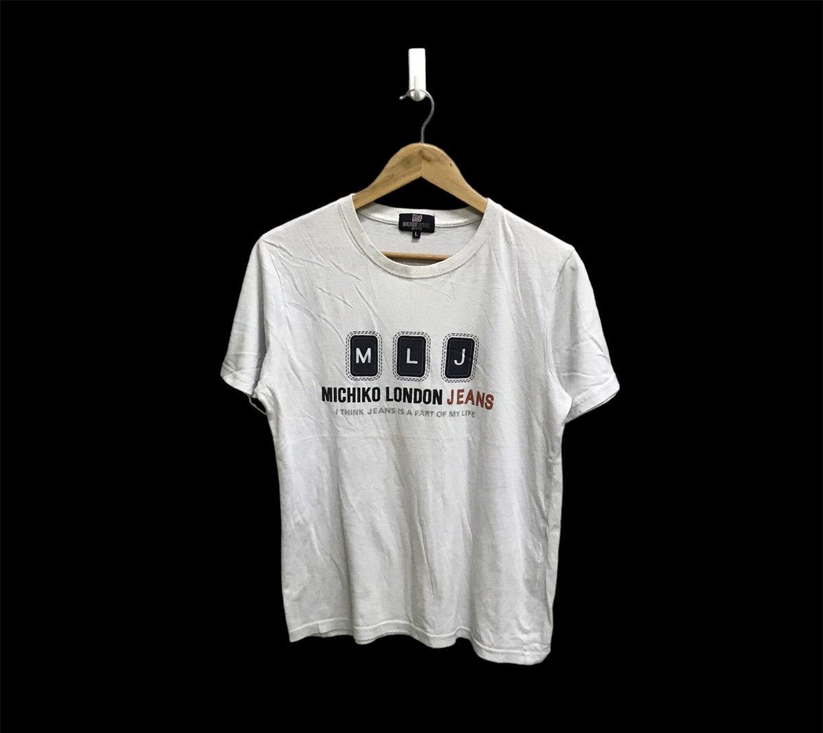 Michiko Koshino London × Vintage VINTAGE MICHIKO LONDON JEANS TSHIRT Size M / US 6-8 / IT 42-44 - 1 Thumbnail