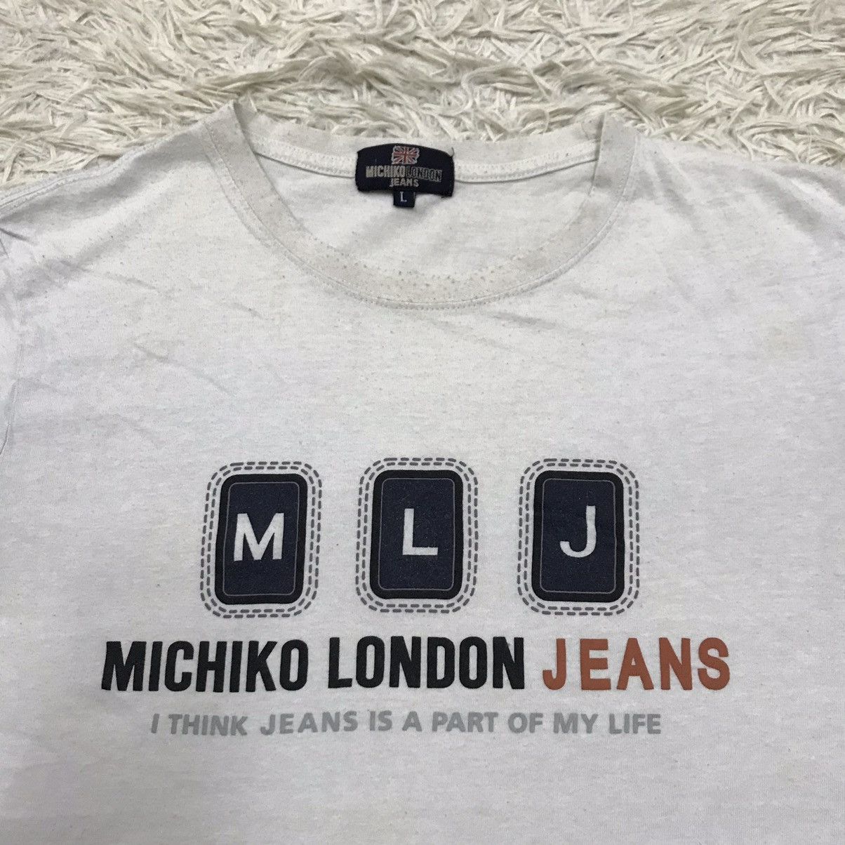 Michiko Koshino London × Vintage VINTAGE MICHIKO LONDON JEANS TSHIRT Size M / US 6-8 / IT 42-44 - 8 Thumbnail