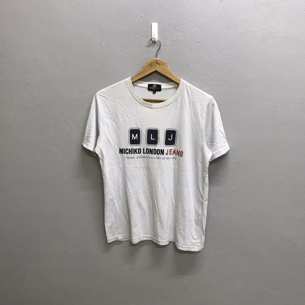 Michiko Koshino London × Vintage VINTAGE MICHIKO LONDON JEANS TSHIRT Size M / US 6-8 / IT 42-44 - 3 Thumbnail