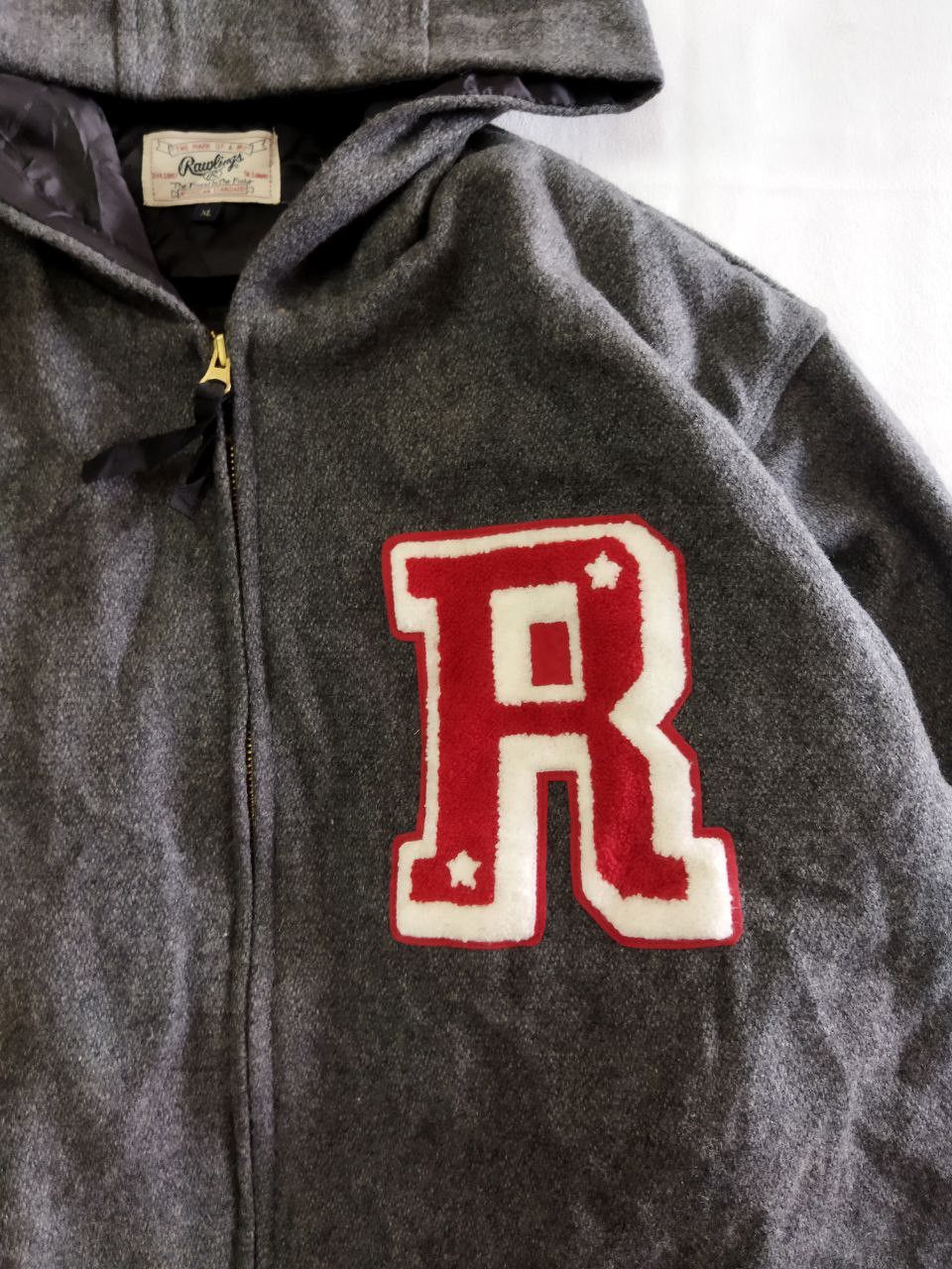 MLB Vintage Rawlings Wool Hoodie Jacket - Size XL Size US XL / EU 56 / 4 - 3 Thumbnail