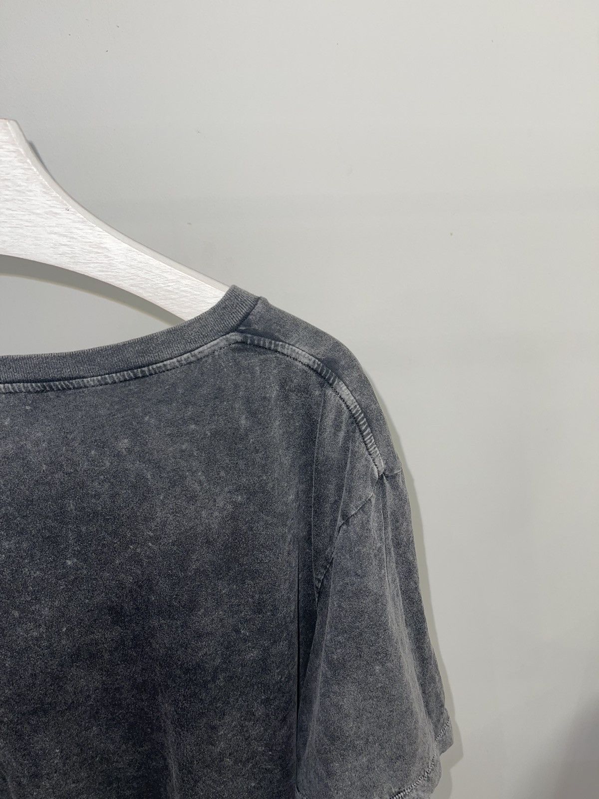Saint Laurent Paris SS17 Saint Laurent Paris Big Logo Washed Gray T-Shirt Size US XL / EU 56 / 4 - 5 Thumbnail