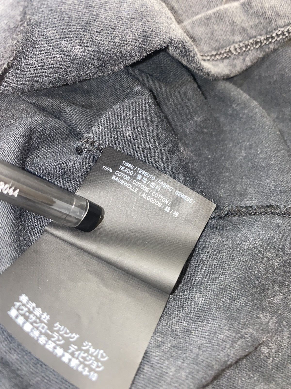 Saint Laurent Paris SS17 Saint Laurent Paris Big Logo Washed Gray T-Shirt Size US XL / EU 56 / 4 - 13 Thumbnail
