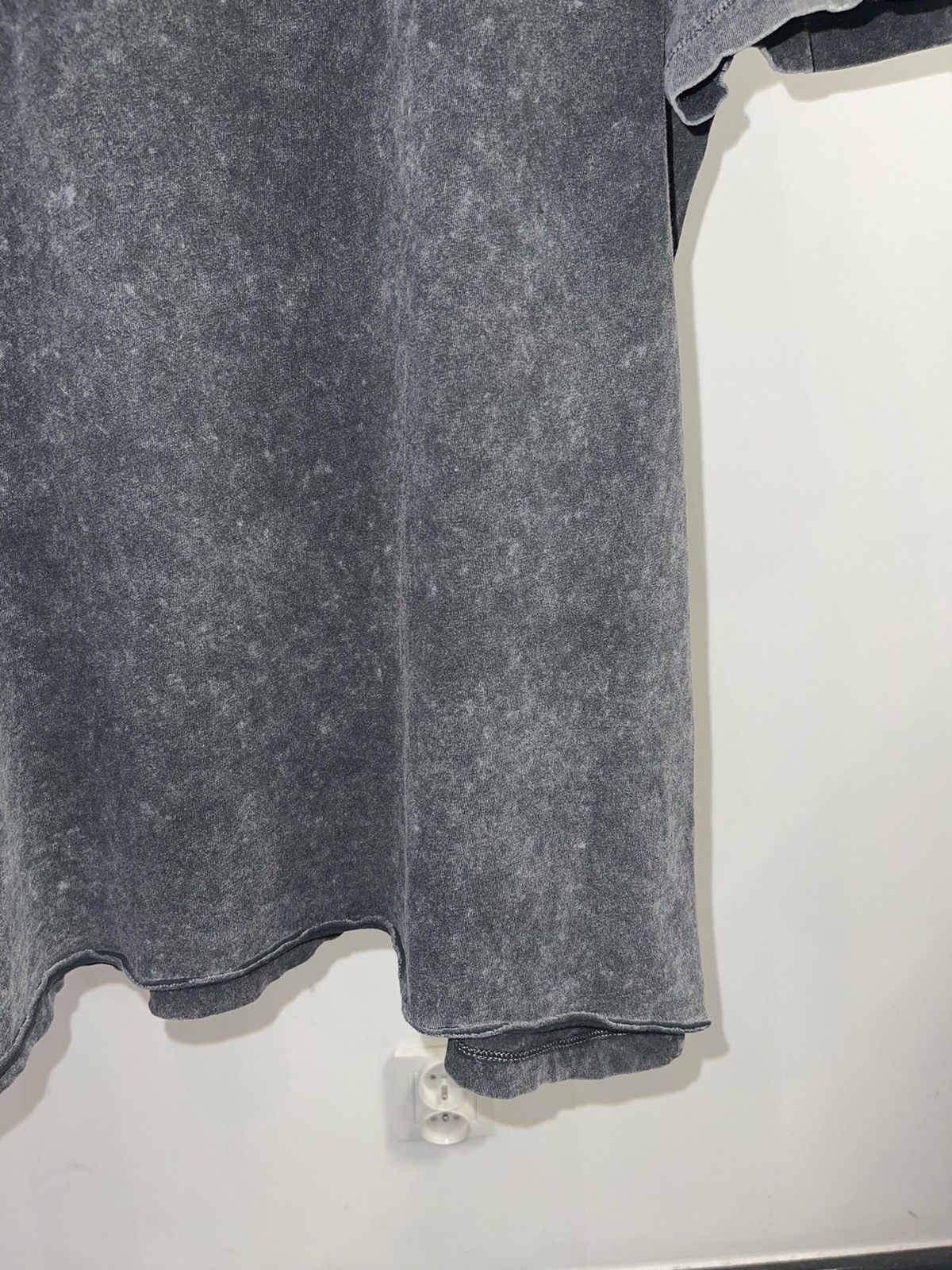 Saint Laurent Paris SS17 Saint Laurent Paris Big Logo Washed Gray T-Shirt Size US XL / EU 56 / 4 - 6 Thumbnail
