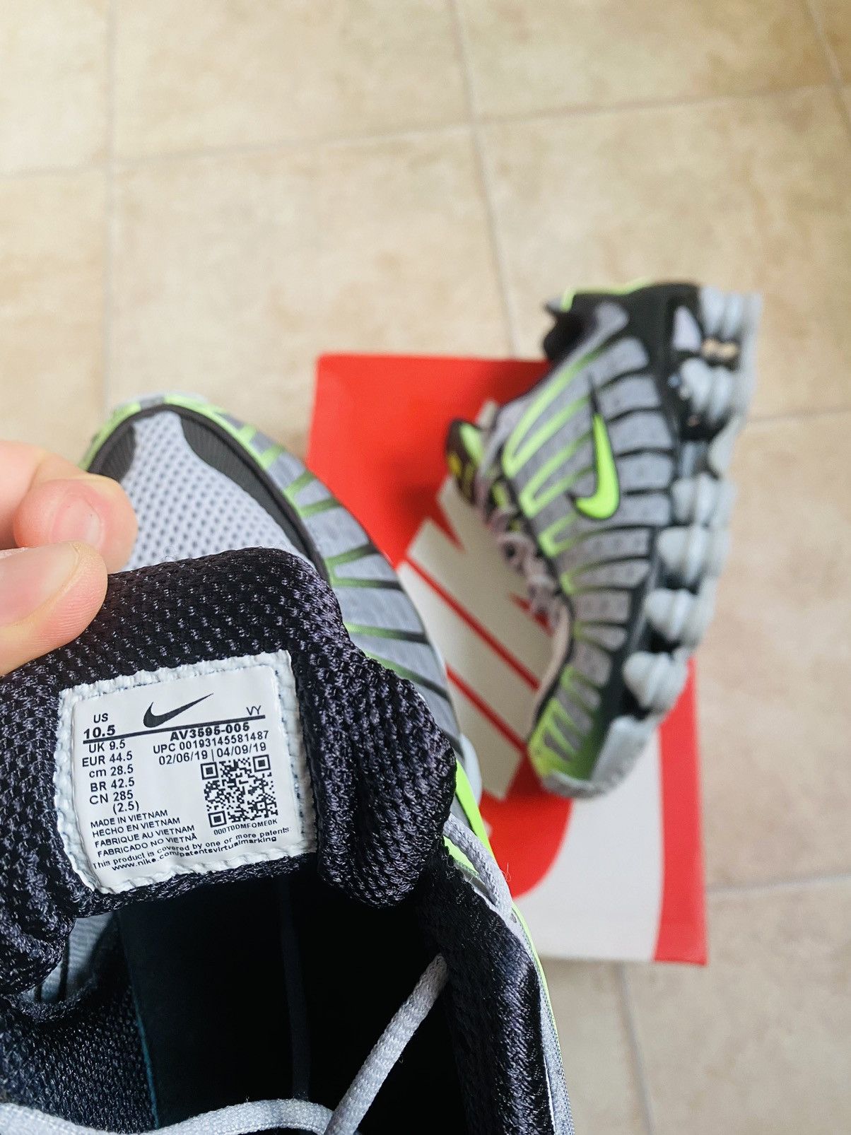 Nike × Skepta NikeLab Shox TL Atmos Tn Size US 10.5 / EU 43-44 - 10 Thumbnail