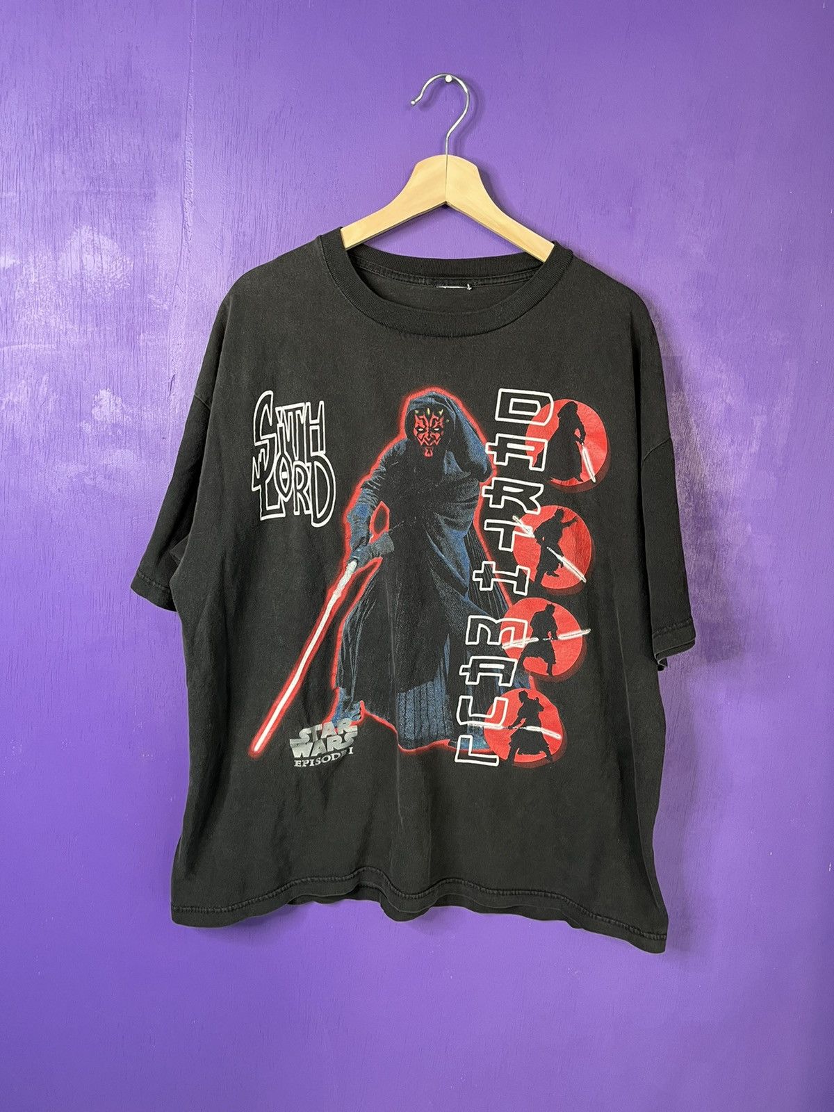 Star Wars × Vintage Vintage 90s Darth Maul Sith Lord character t-shirt Size US XL / EU 56 / 4 - 1 Thumbnail