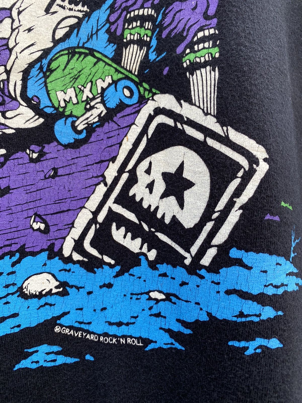 Hook-Ups × Vintage Vintage 1990s Mxmxm Magical Mosh Misfits Skateboarding Size US XL / EU 56 / 4 - 5 Thumbnail
