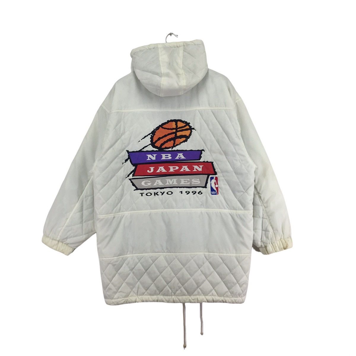 NBA × Vintage Nba Japan Games Puffer Parka Hoodie Size US XXL / EU 58 / 5 - 1 Thumbnail