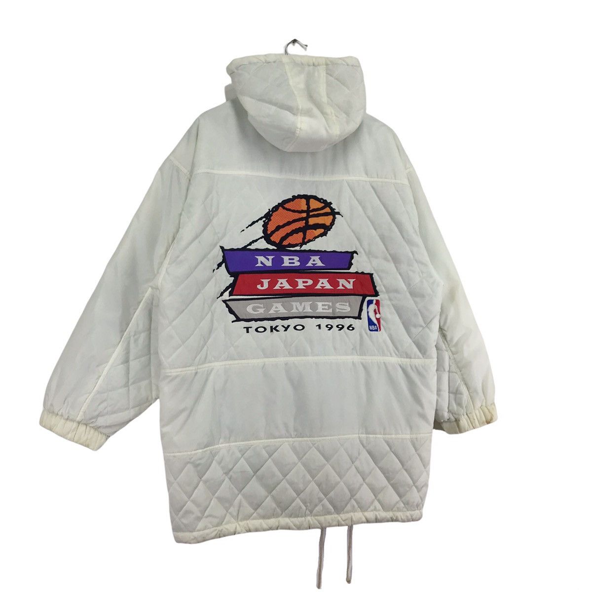 NBA × Vintage Nba Japan Games Puffer Parka Hoodie Size US XXL / EU 58 / 5 - 4 Thumbnail