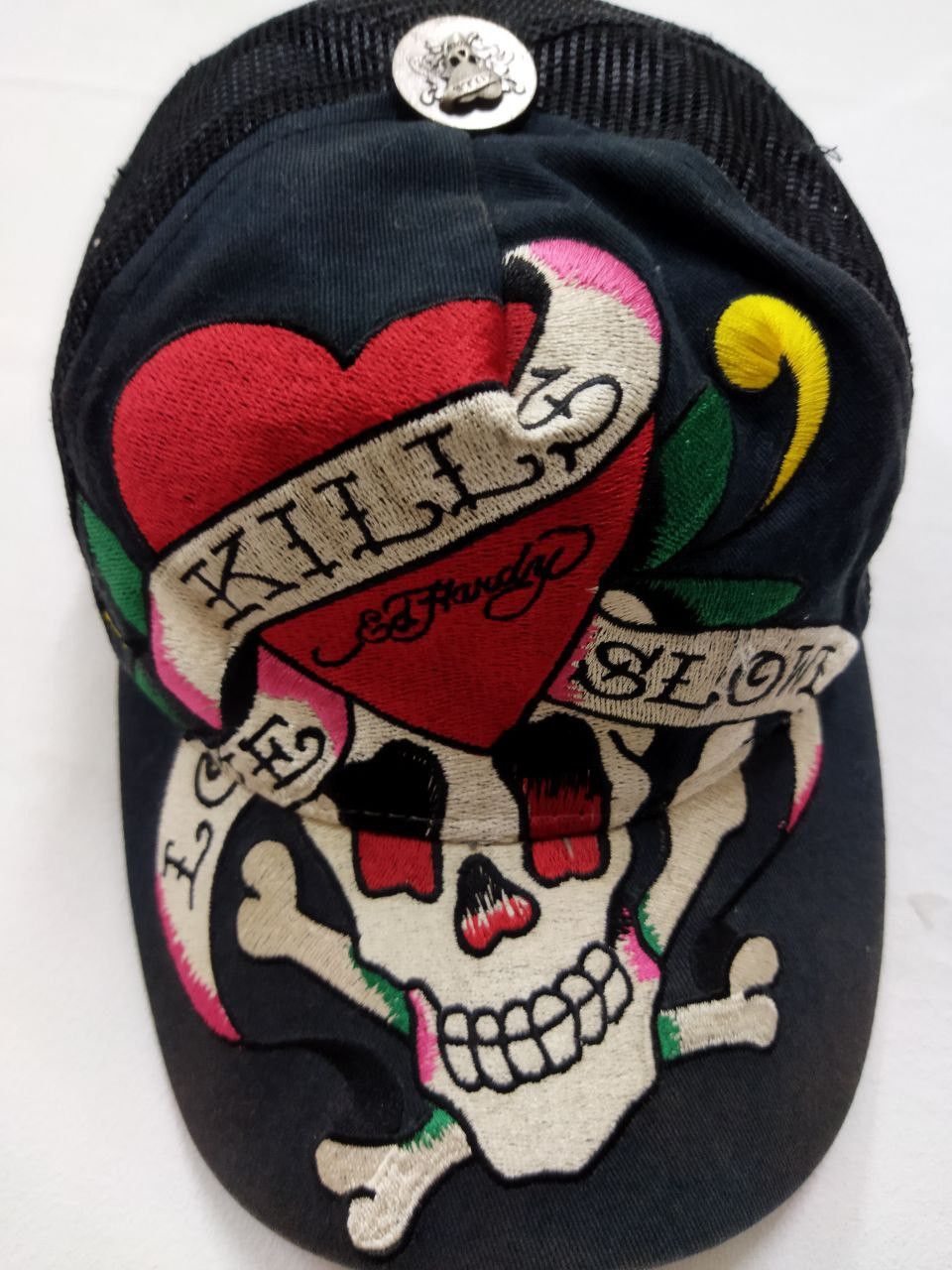 Ed Hardy ED HARDY Embroidery Trucket Hat Size ONE SIZE - 10 Thumbnail