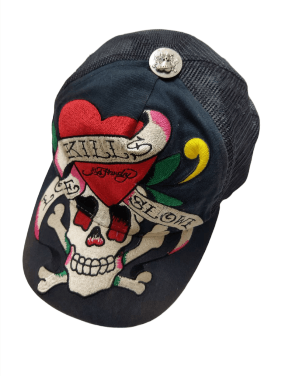 Ed Hardy ED HARDY Embroidery Trucket Hat Size ONE SIZE - 2 Thumbnail