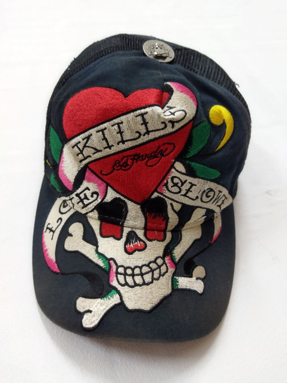 Ed Hardy ED HARDY Embroidery Trucket Hat Size ONE SIZE - 9 Thumbnail