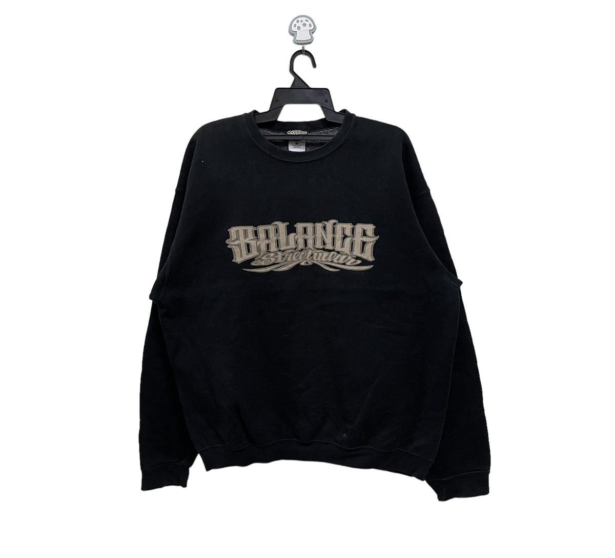 image of Balance Co x Skategang Balance Streetwear Sweatshirt Pullover Skate in Black, Men's (Size XL)