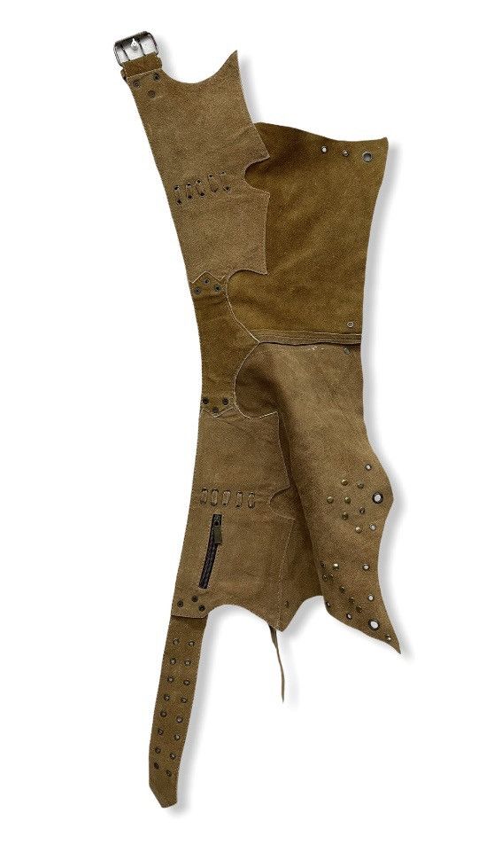 Cowboy Equipment Designer Custom Made Leather Cowboy Style Apron Waist Bag Size ONE SIZE - 8 Thumbnail