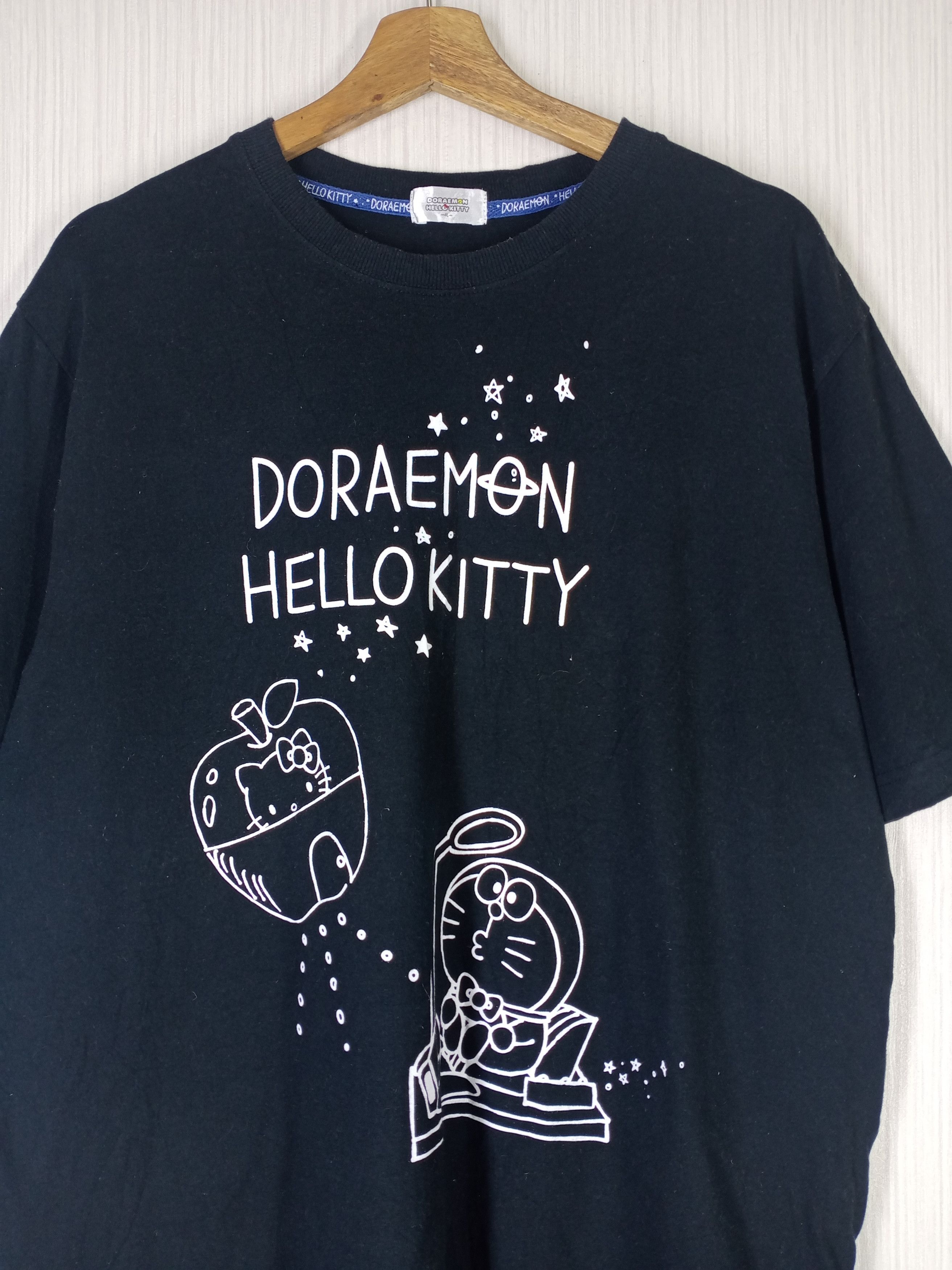 Anime Rare Doraemon x Hello Kitty Japanese Manga Anime Size US XL / EU 56 / 4 - 2 Thumbnail
