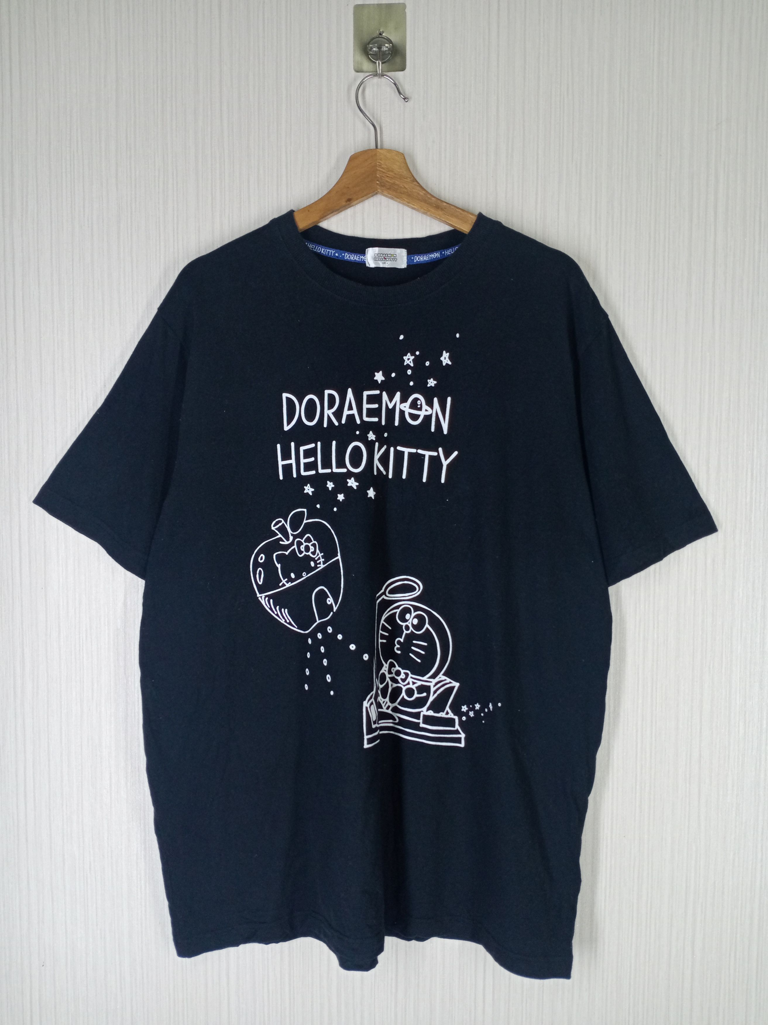 Anime Rare Doraemon x Hello Kitty Japanese Manga Anime Size US XL / EU 56 / 4 - 1 Thumbnail