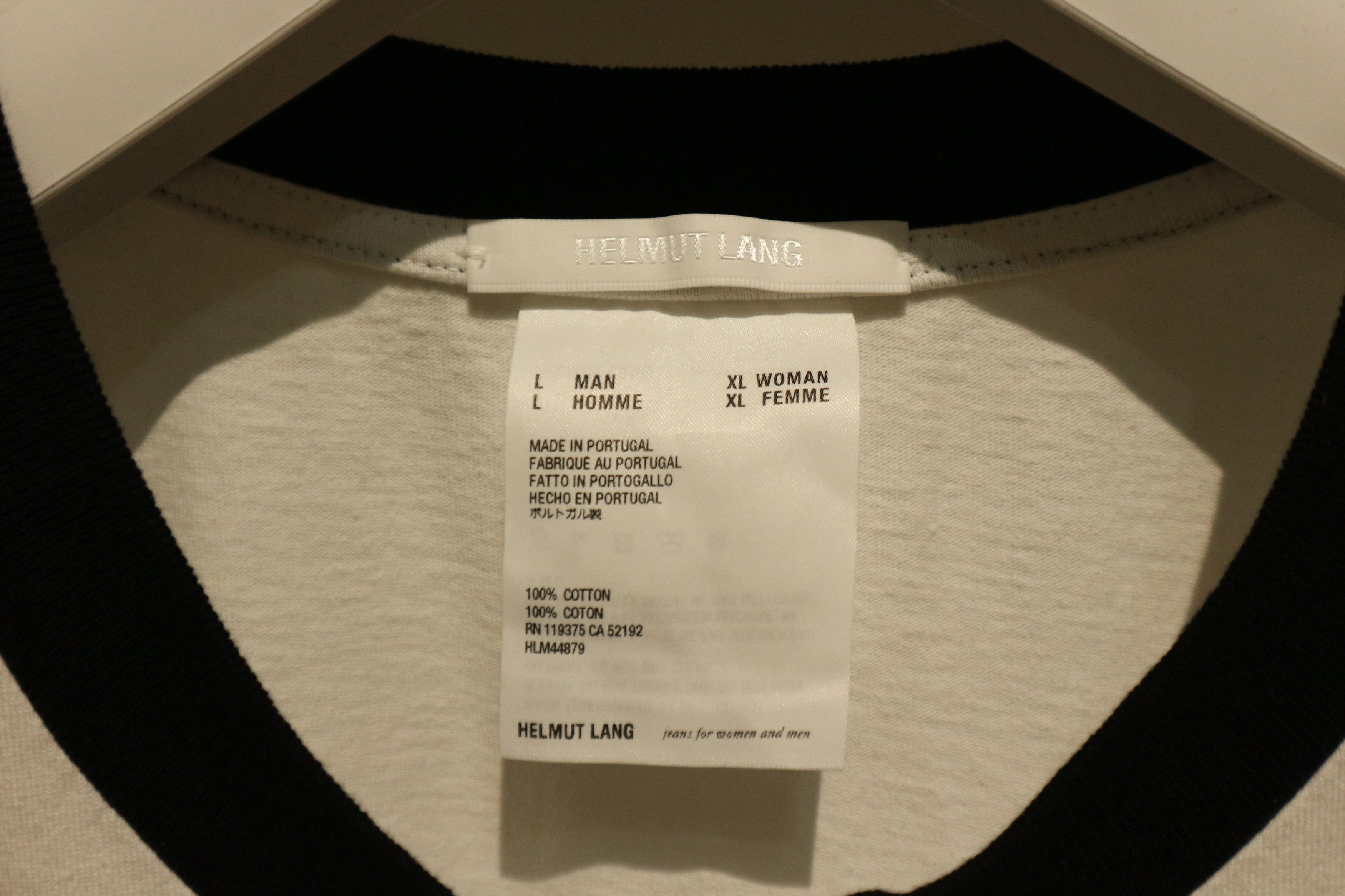 Helmut Lang logo print t-shirt Size US L / EU 52-54 / 3 - 5 Thumbnail