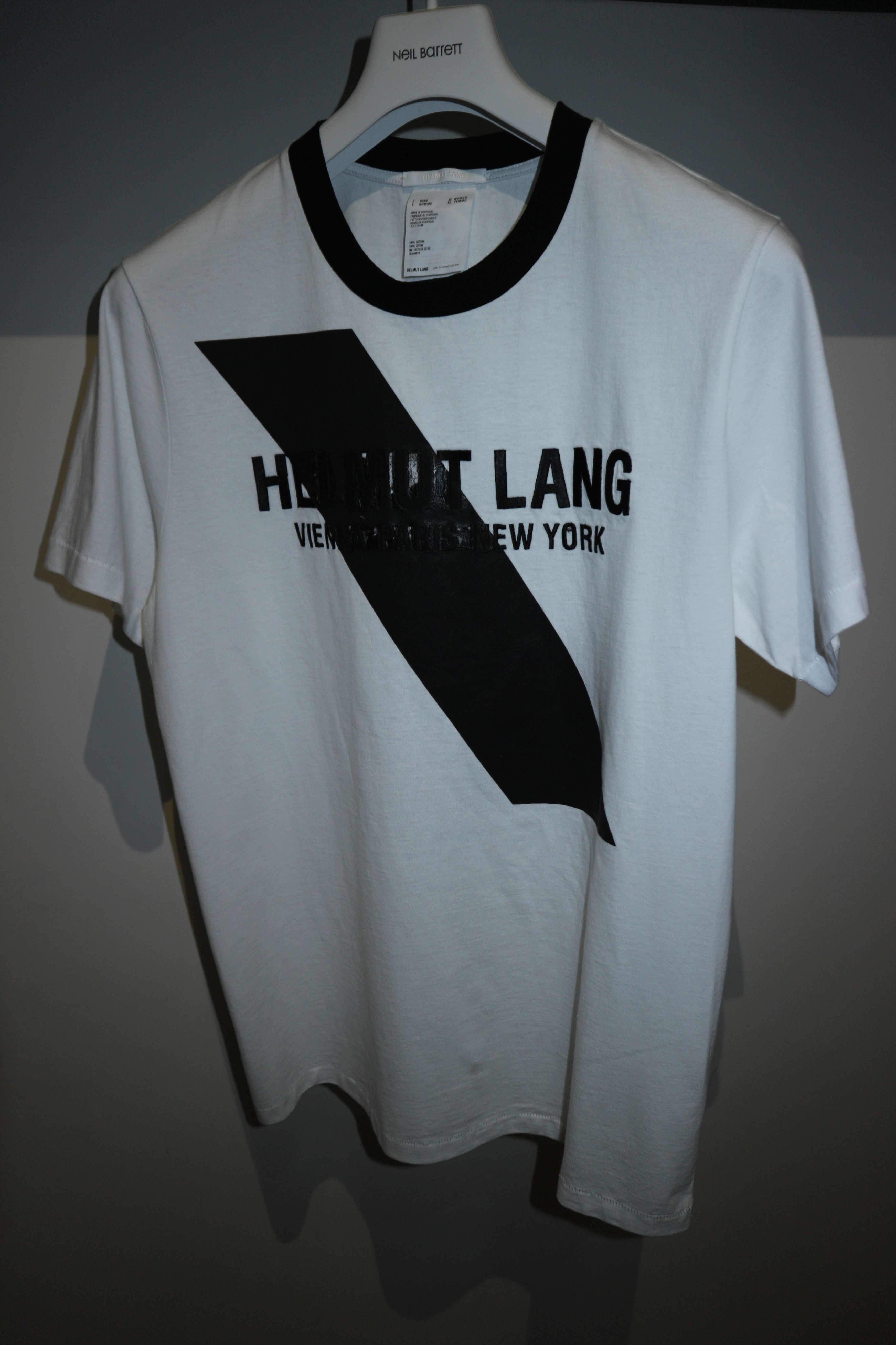 Helmut Lang logo print t-shirt Size US L / EU 52-54 / 3 - 1 Thumbnail