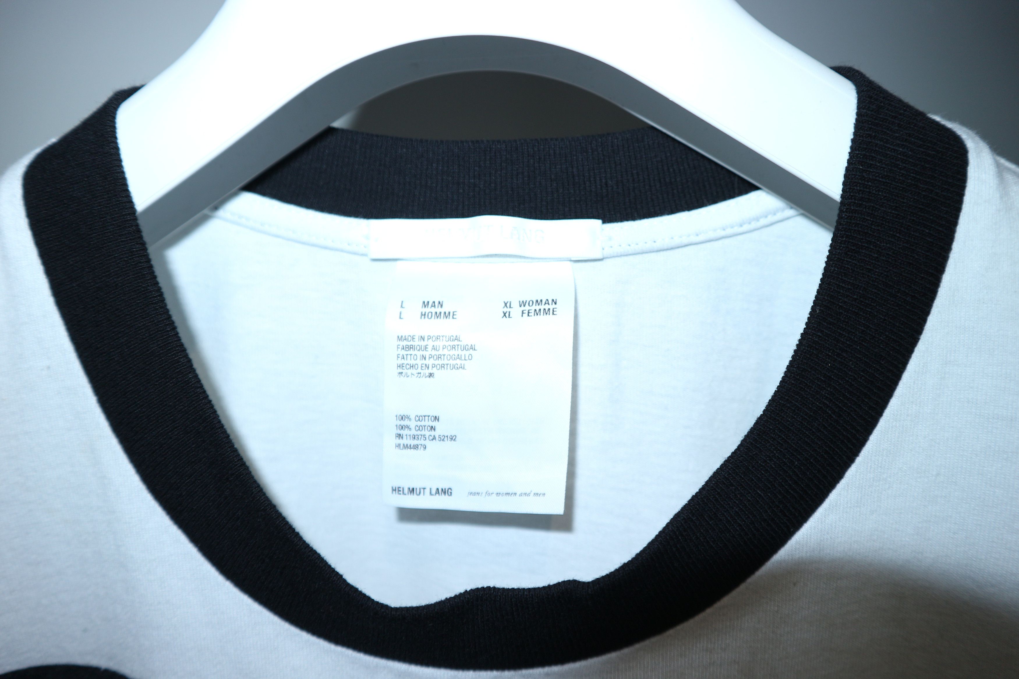 Helmut Lang logo print t-shirt Size US L / EU 52-54 / 3 - 4 Thumbnail
