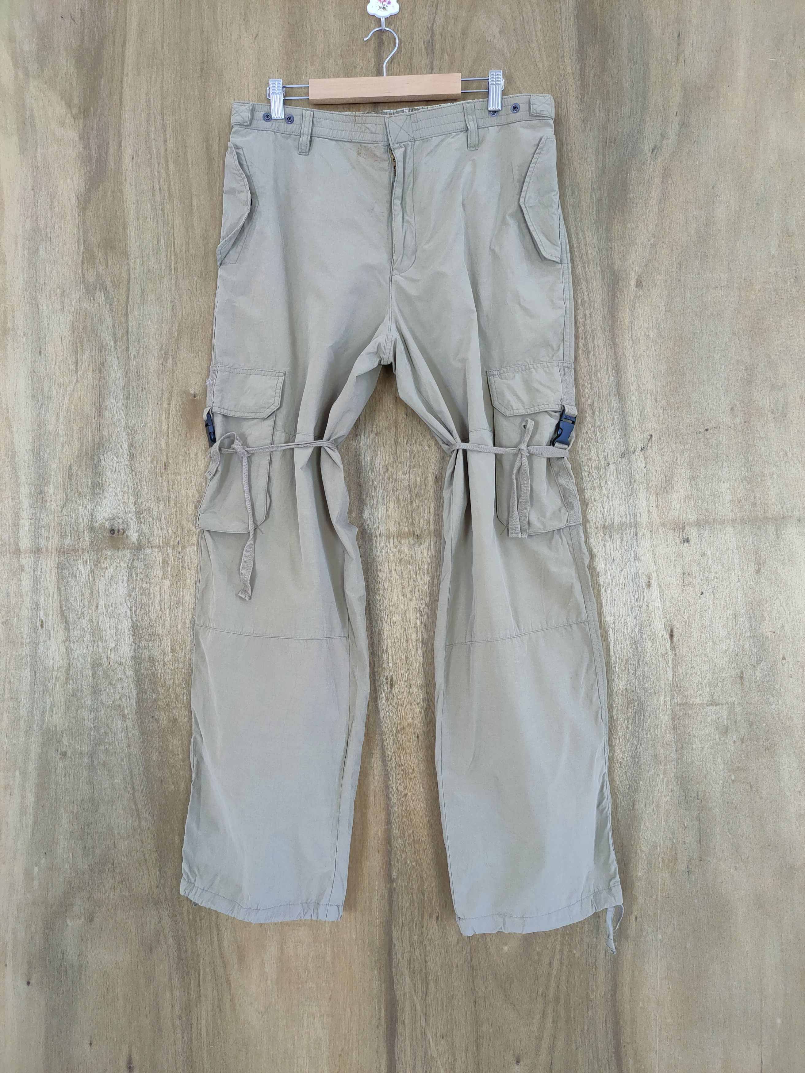 Japanese Brand VINTAGE AIRWALK BONDAGE CARGO PANTS Size US 34 / EU 50 - 1 Thumbnail