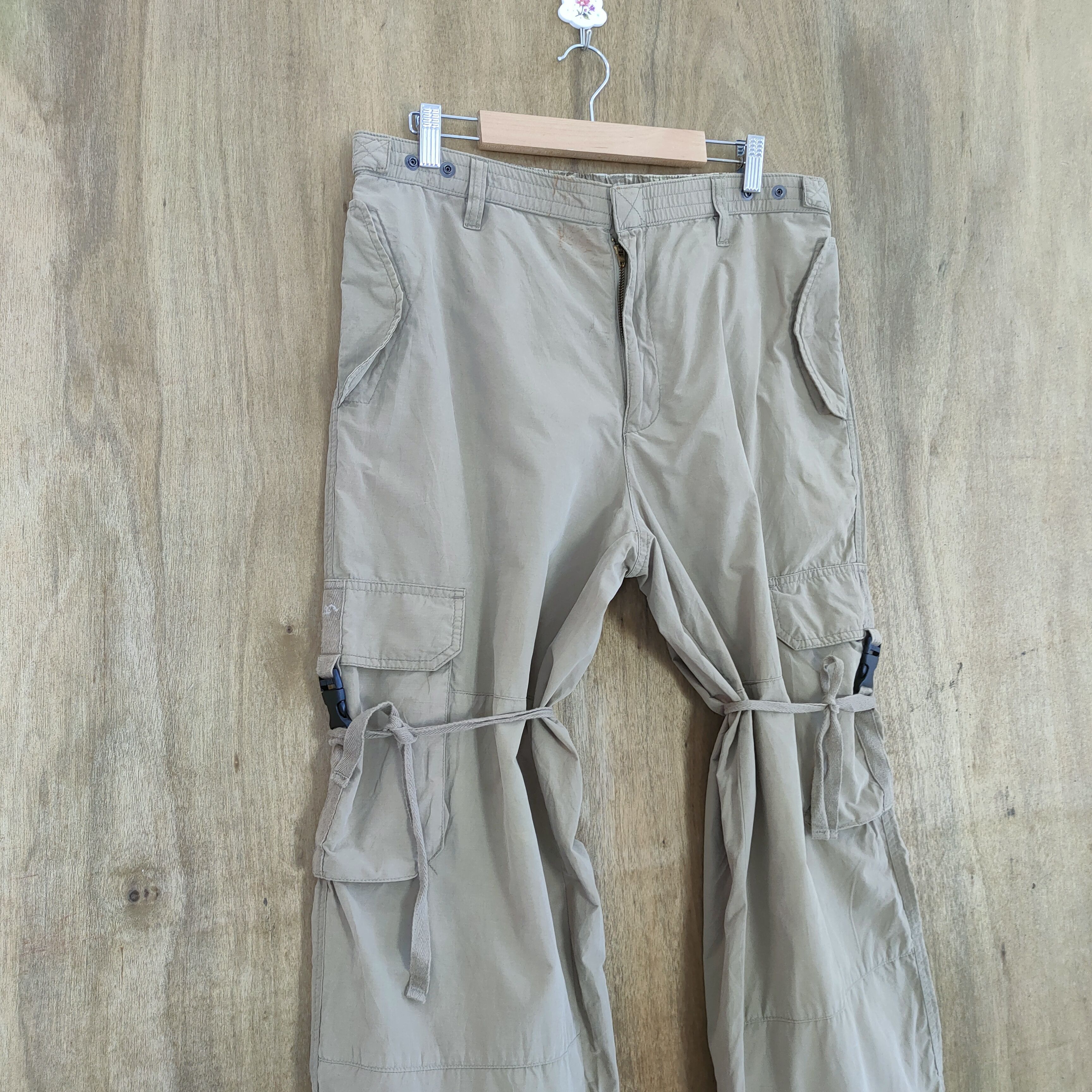 Japanese Brand VINTAGE AIRWALK BONDAGE CARGO PANTS Size US 34 / EU 50 - 4 Thumbnail