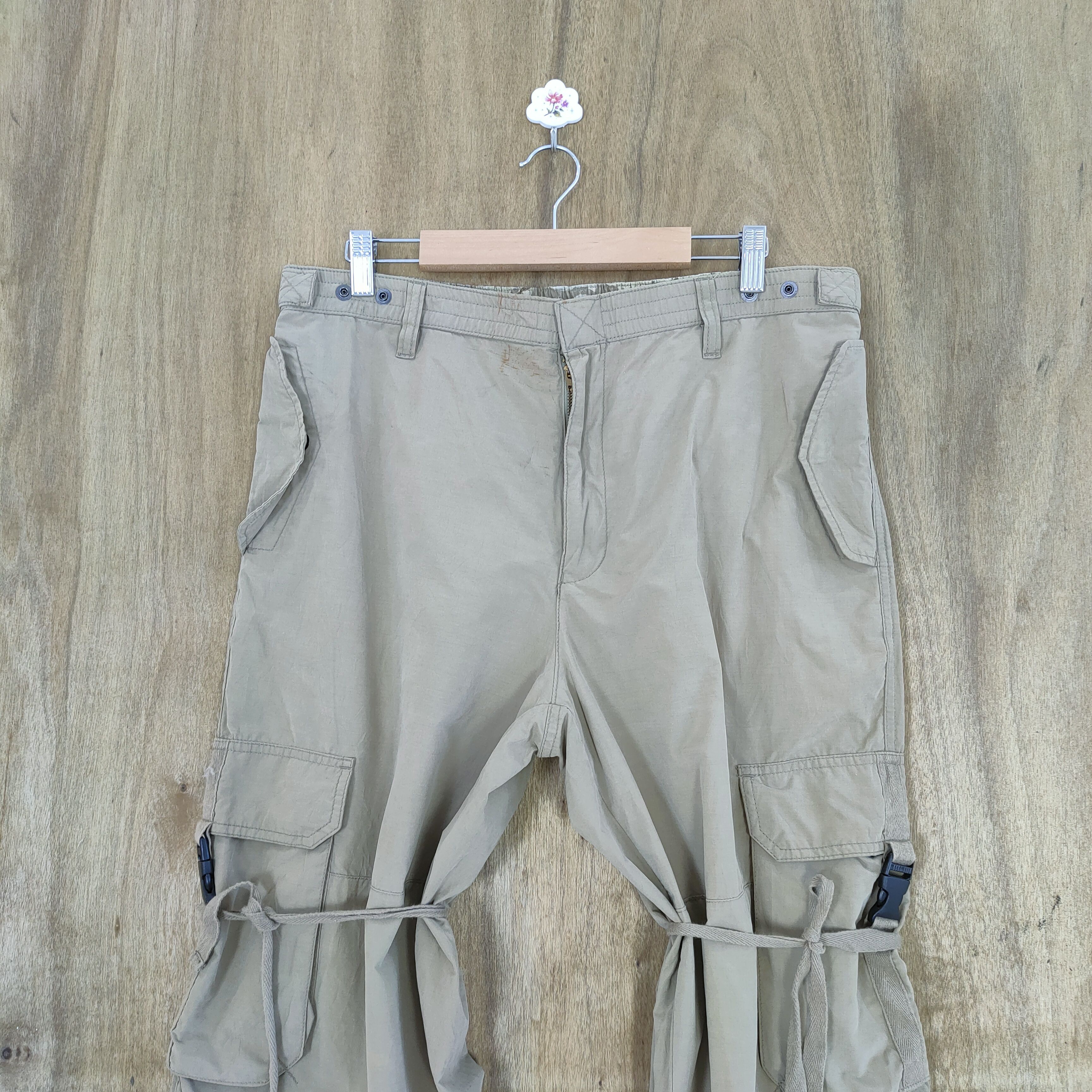 Japanese Brand VINTAGE AIRWALK BONDAGE CARGO PANTS Size US 34 / EU 50 - 2 Thumbnail