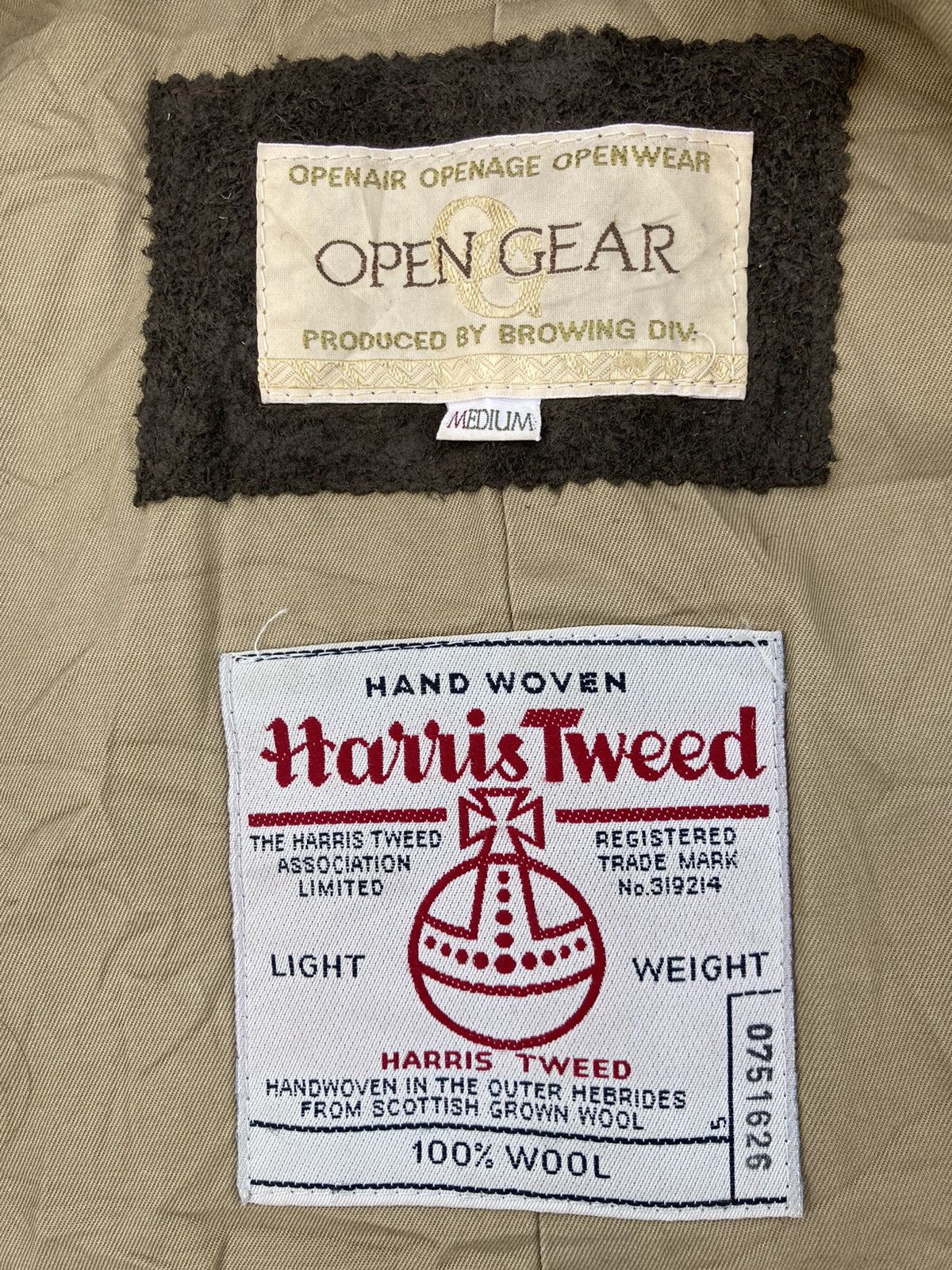 Harris Tweed DISTRESSED HARRIS TWEED x OPEN GEAR Size US M / EU 48-50 / 2 - 12 Thumbnail