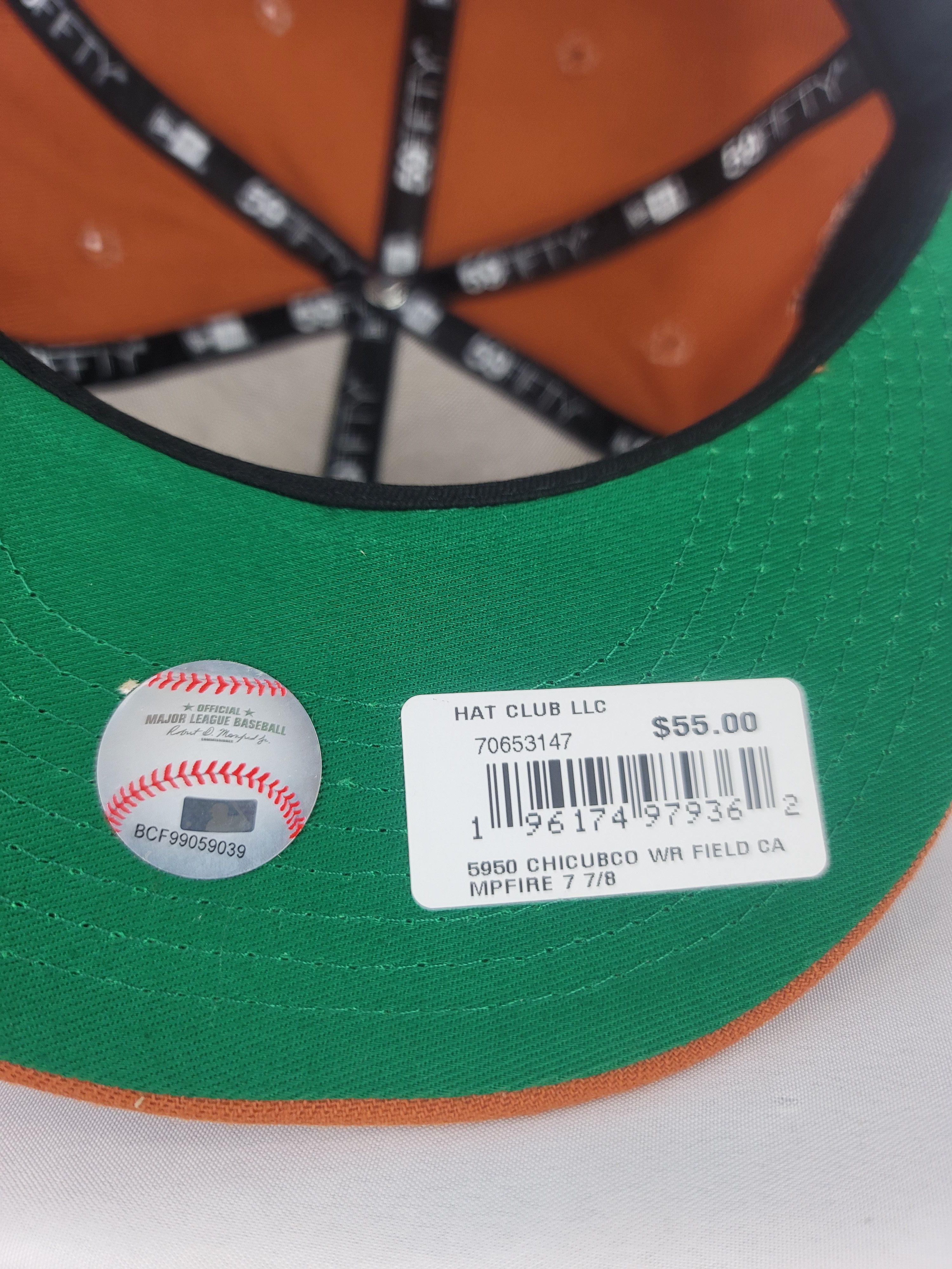 Hat Club 59Fifty Campfire Chicago Cubs Wrigley Field Patch 7 7/8 Hat Size ONE SIZE - 7 Thumbnail