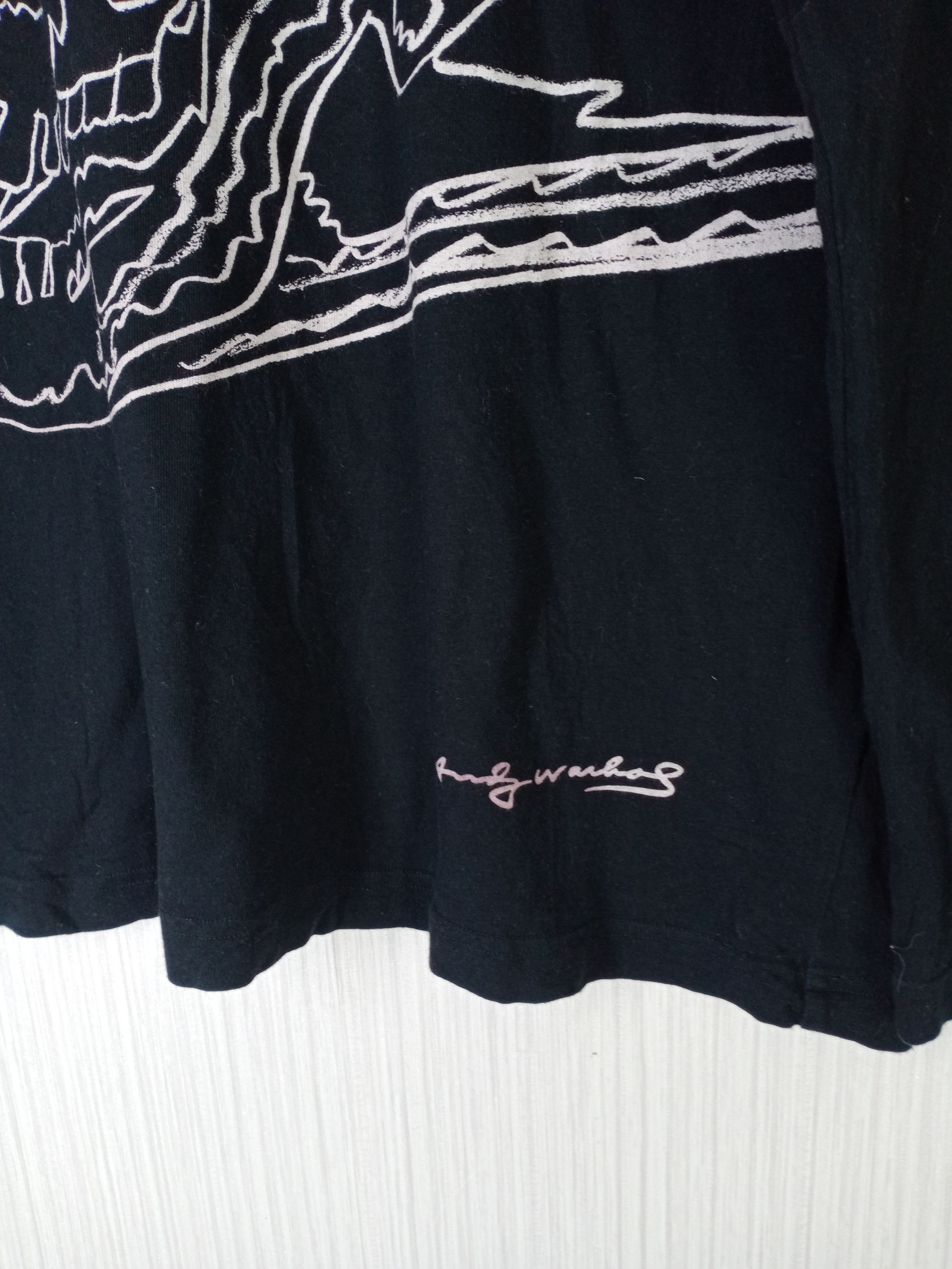 Andy Warhol × Uniqlo Rare Vintage Andy Warhol X Uniqlo Big Skull Tshirt Size US L / EU 52-54 / 3 - 5 Thumbnail
