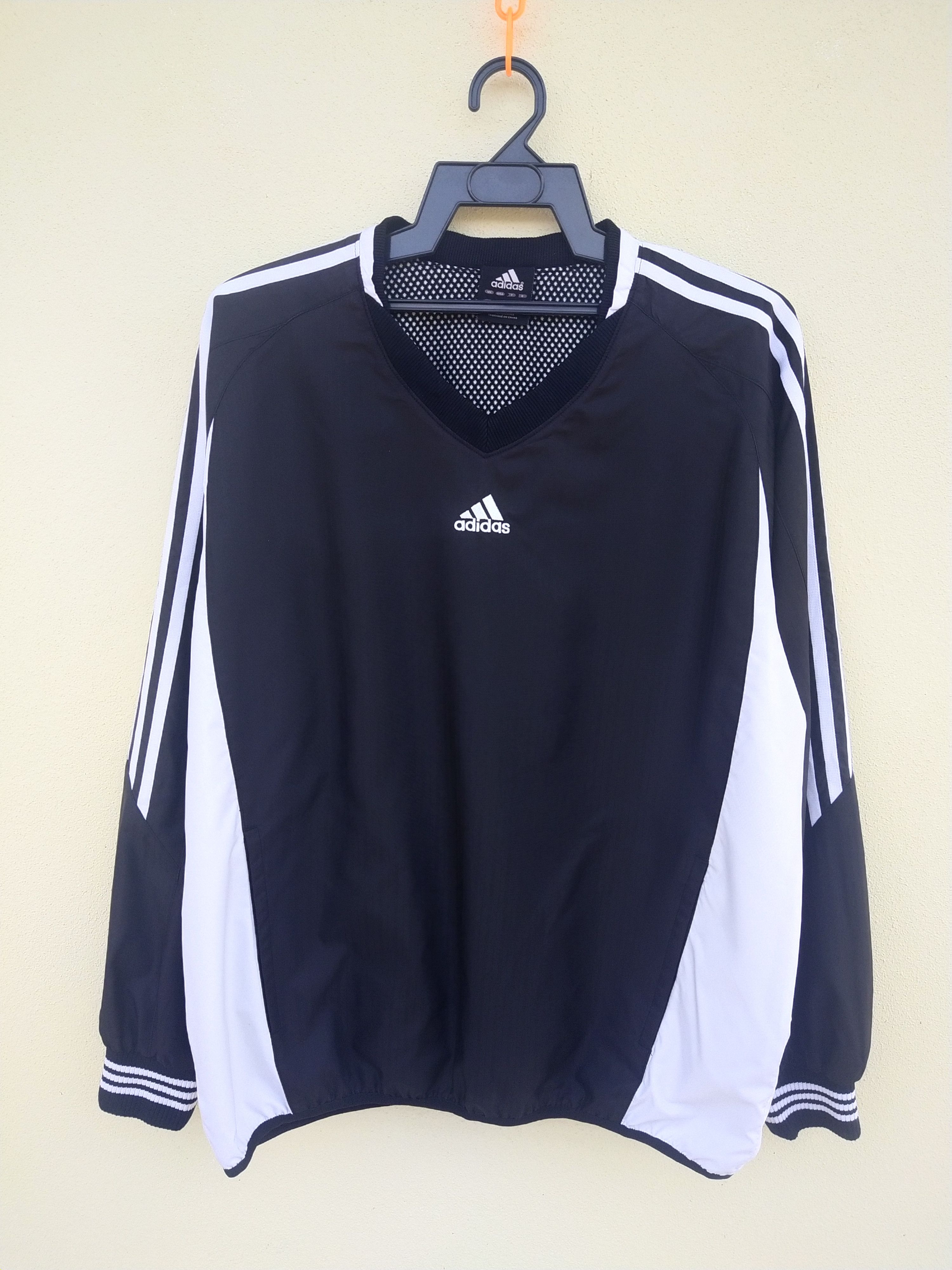 Adidas × Vintage 🔥 Vintage Adidas Baseball Windbreaker Pullover Size US L / EU 52-54 / 3 - 1 Thumbnail