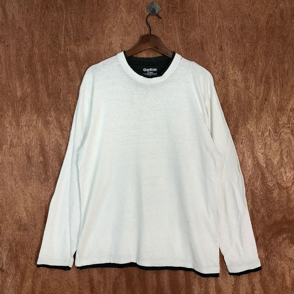 Japanese Brand DLL Oshkosh skull japan White Sweatshirt #c860 Size US M / EU 48-50 / 2 - 13 Thumbnail