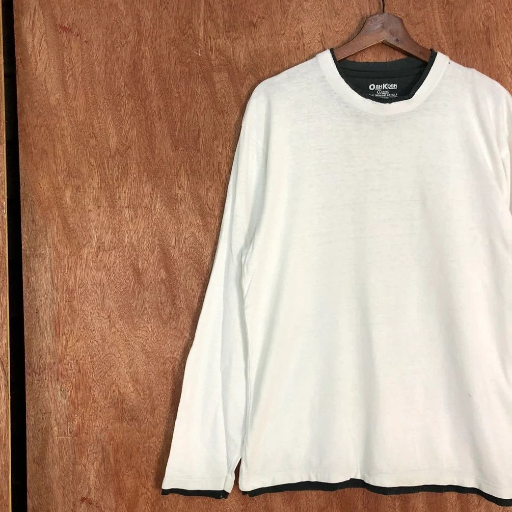 Japanese Brand DLL Oshkosh skull japan White Sweatshirt #c860 Size US M / EU 48-50 / 2 - 9 Thumbnail