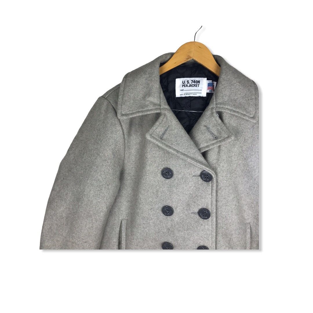 Schott Schott U.S. 740N Pea Jacket Made In USA Size US M / EU 48-50 / 2 - 2 Thumbnail