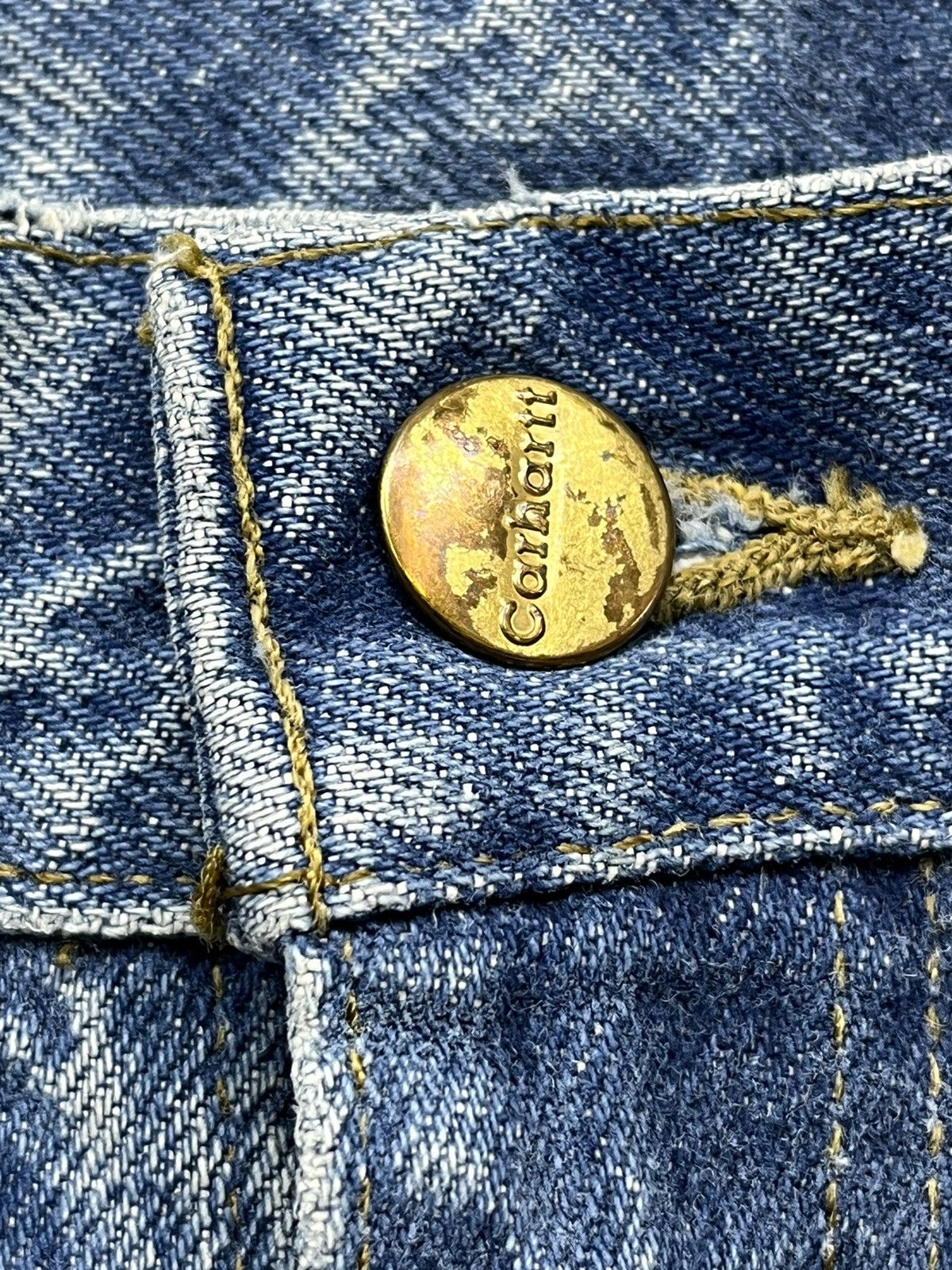 Carhartt × Vintage VERYRARE BIG SIZE💥90's CARHARTT DOUBLE KNEE Carpenter Pants Size US 44 / EU 60 - 6 Thumbnail