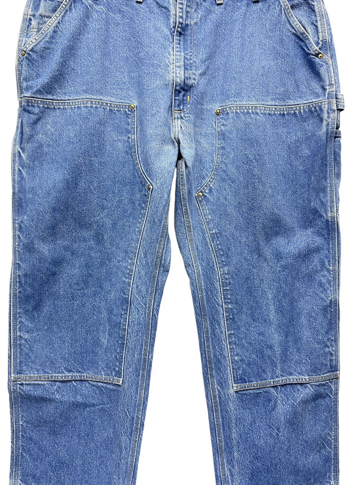 Carhartt × Vintage VERYRARE BIG SIZE💥90's CARHARTT DOUBLE KNEE Carpenter Pants Size US 44 / EU 60 - 2 Thumbnail