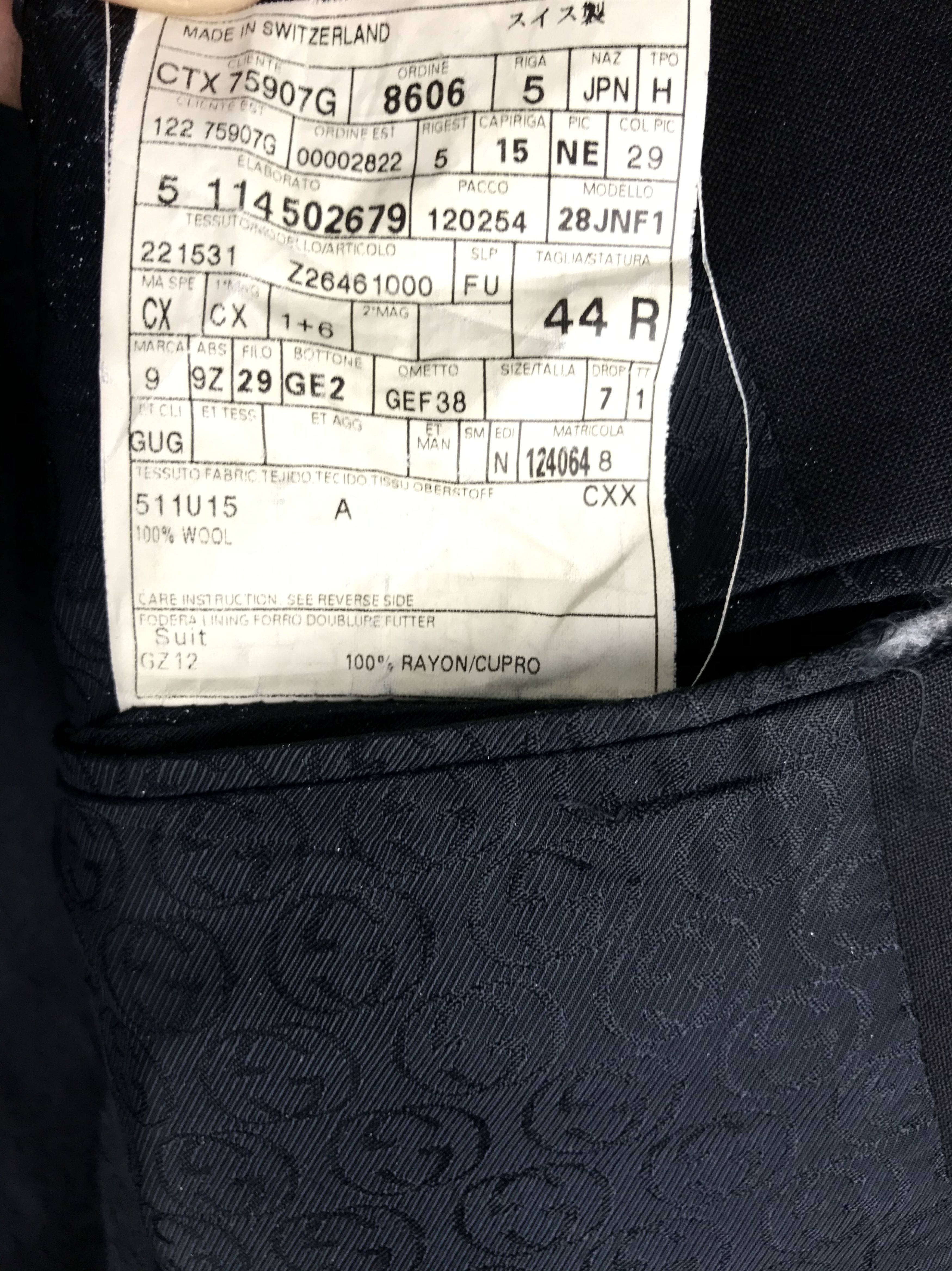 Gucci Gucci Black Size 44R - 9 Thumbnail