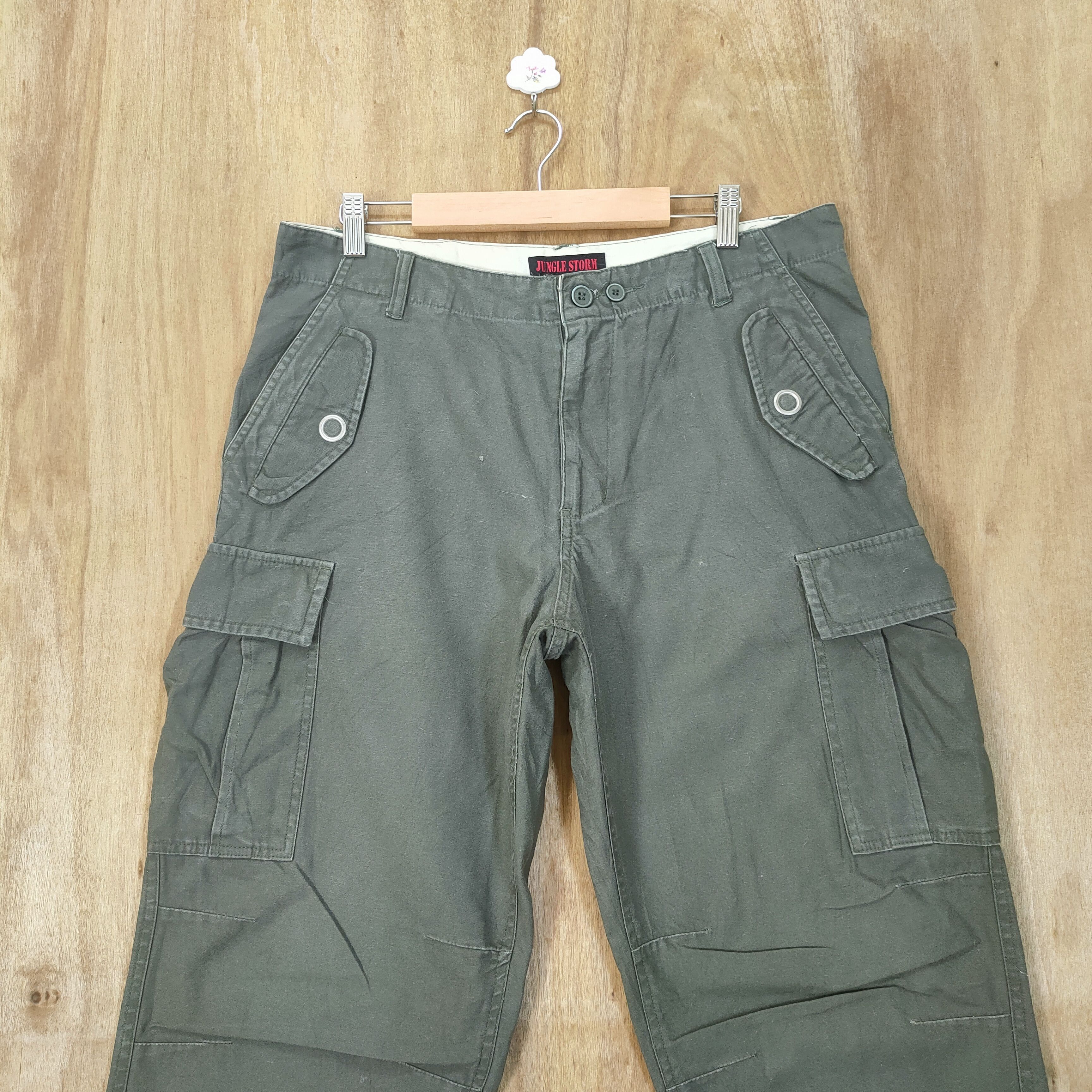 Japanese Brand VINTAGE JUNGLE STORM CARGO PANTS Size US 34 / EU 50 - 2 Thumbnail