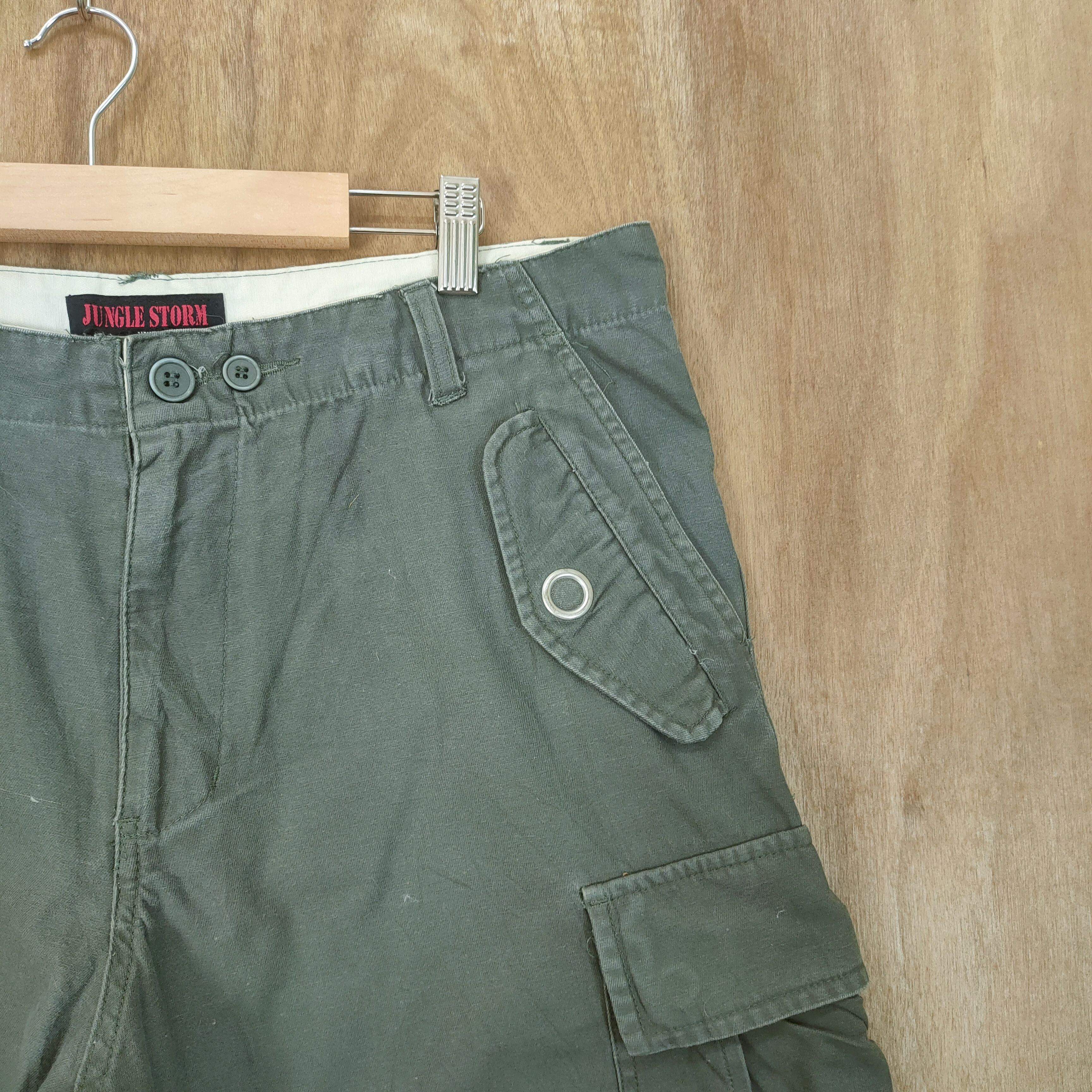 Japanese Brand VINTAGE JUNGLE STORM CARGO PANTS Size US 34 / EU 50 - 4 Thumbnail