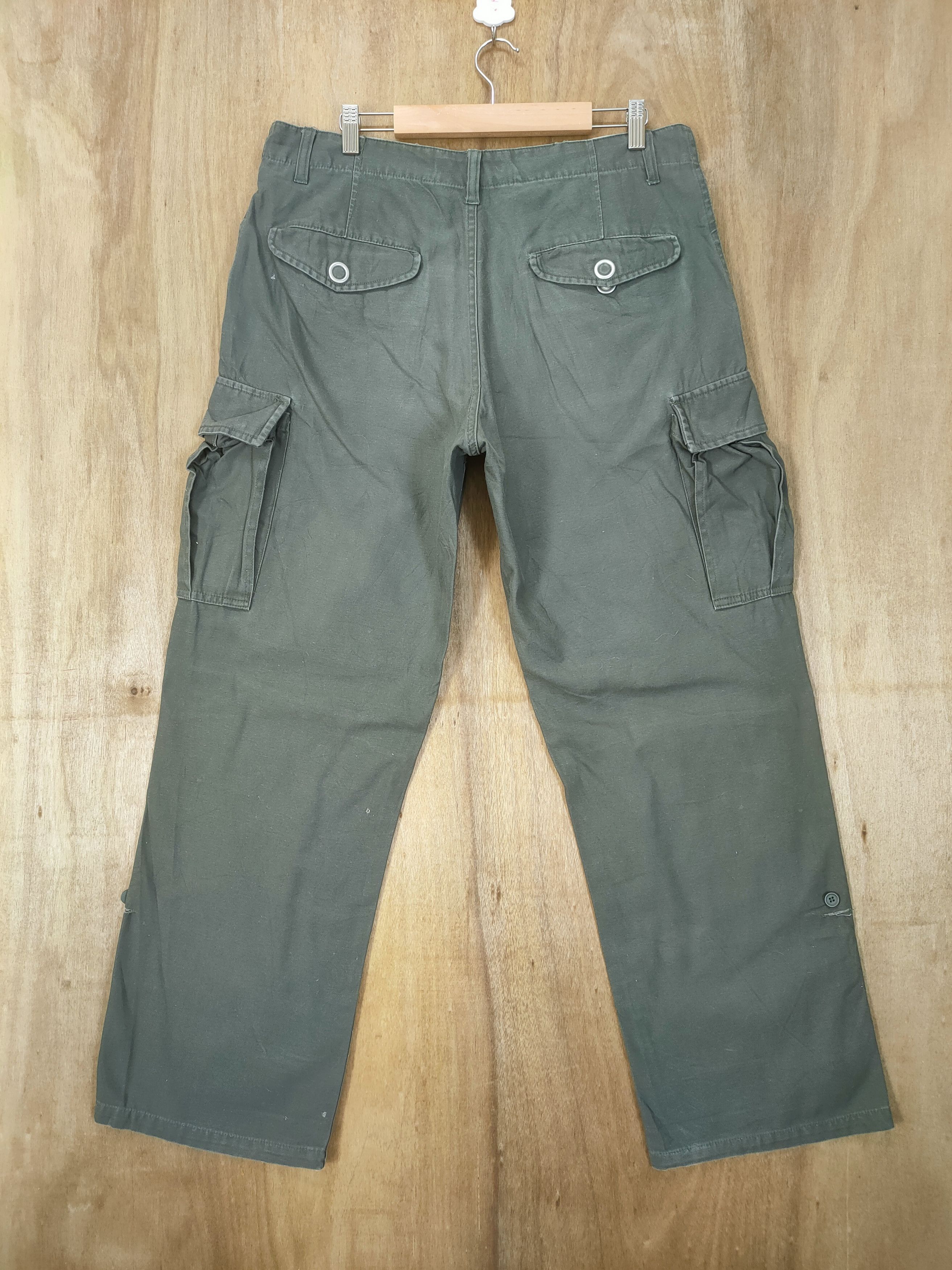 Japanese Brand VINTAGE JUNGLE STORM CARGO PANTS Size US 34 / EU 50 - 7 Thumbnail