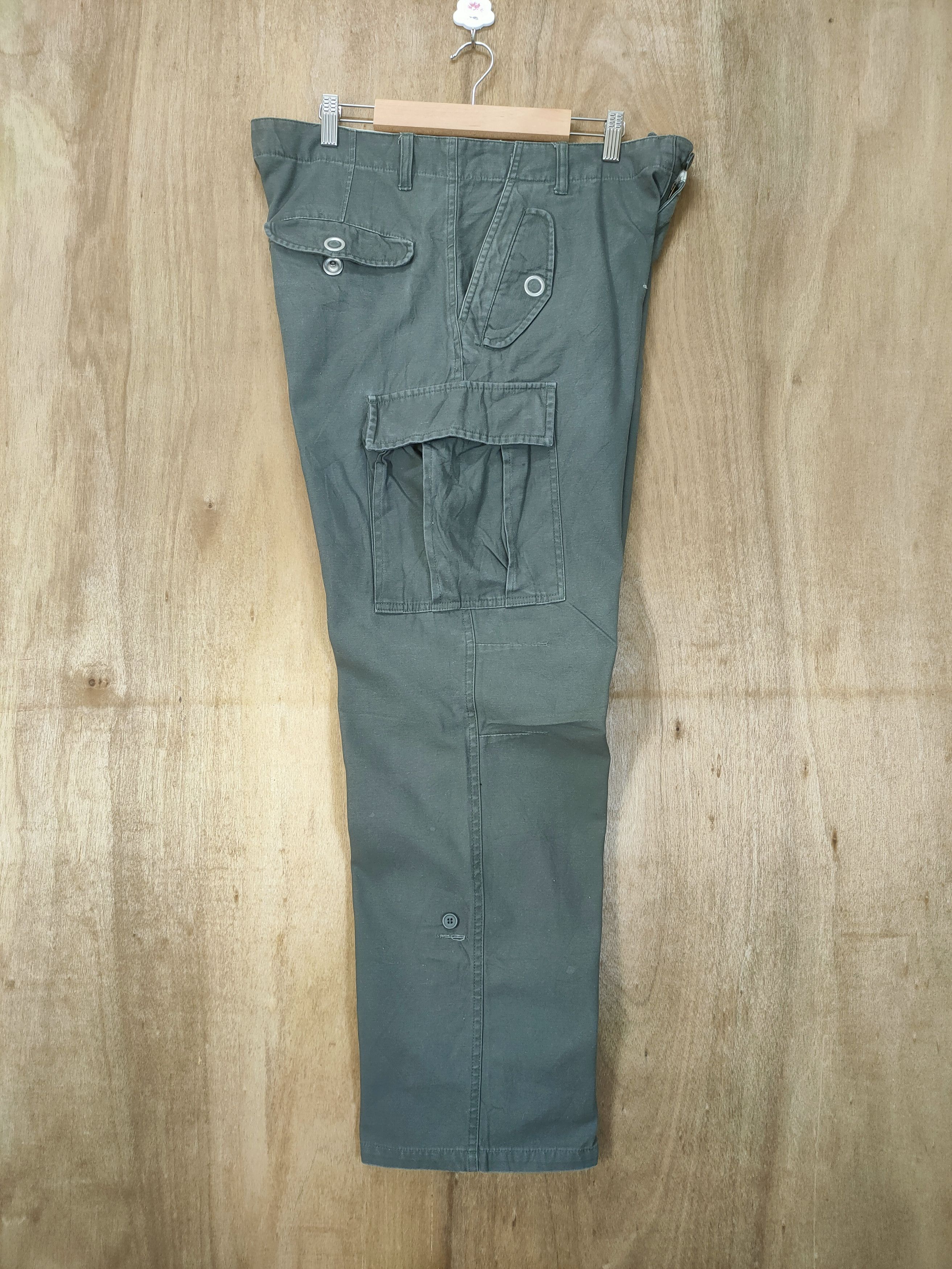 Japanese Brand VINTAGE JUNGLE STORM CARGO PANTS Size US 34 / EU 50 - 9 Thumbnail