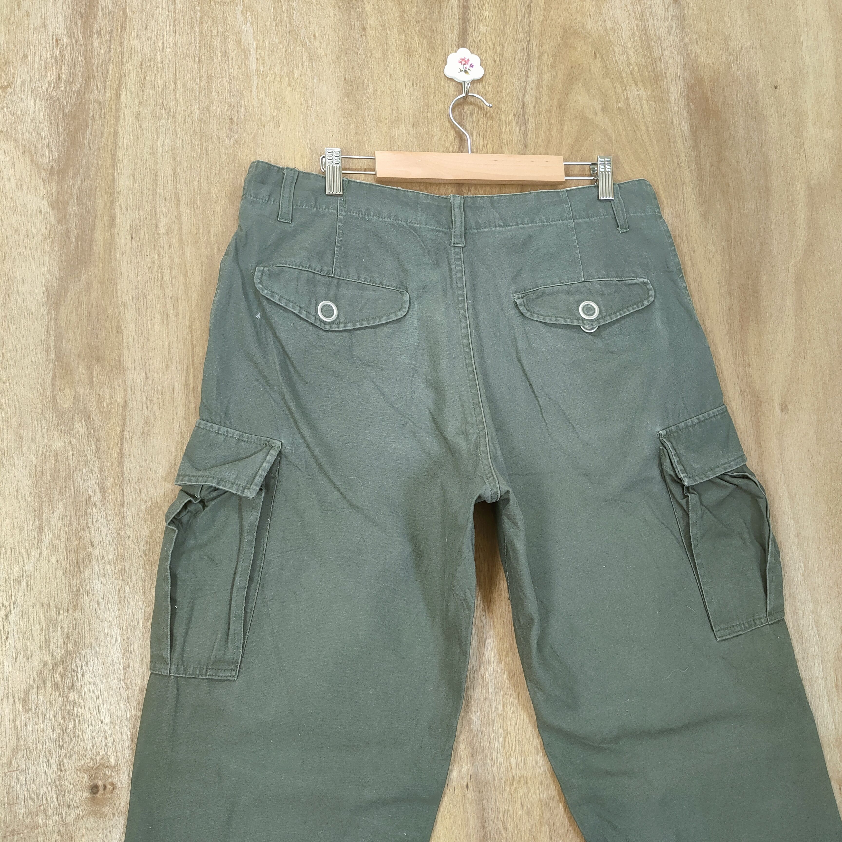 Japanese Brand VINTAGE JUNGLE STORM CARGO PANTS Size US 34 / EU 50 - 10 Thumbnail