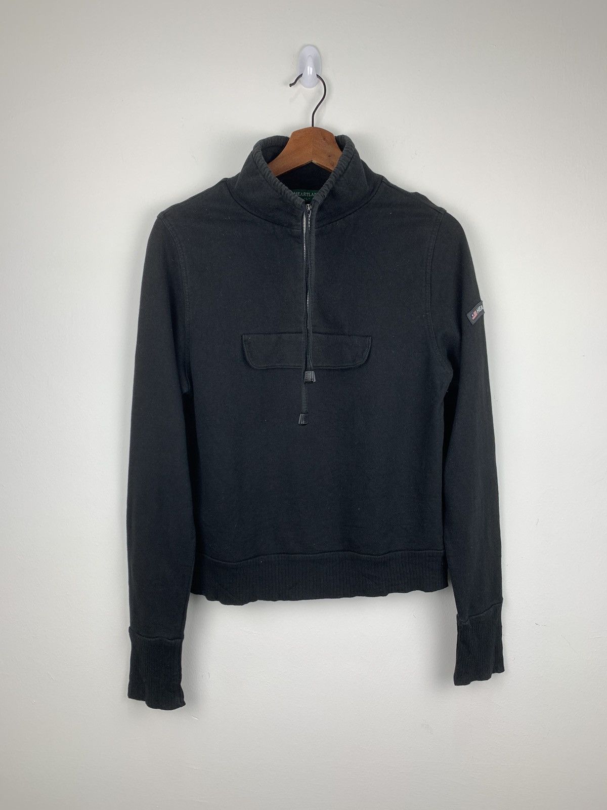 Other HEARTLAND Half Zipper Pullover Drawstring Sweatshirt Jacket Size US S / EU 44-46 / 1 - 2 Thumbnail