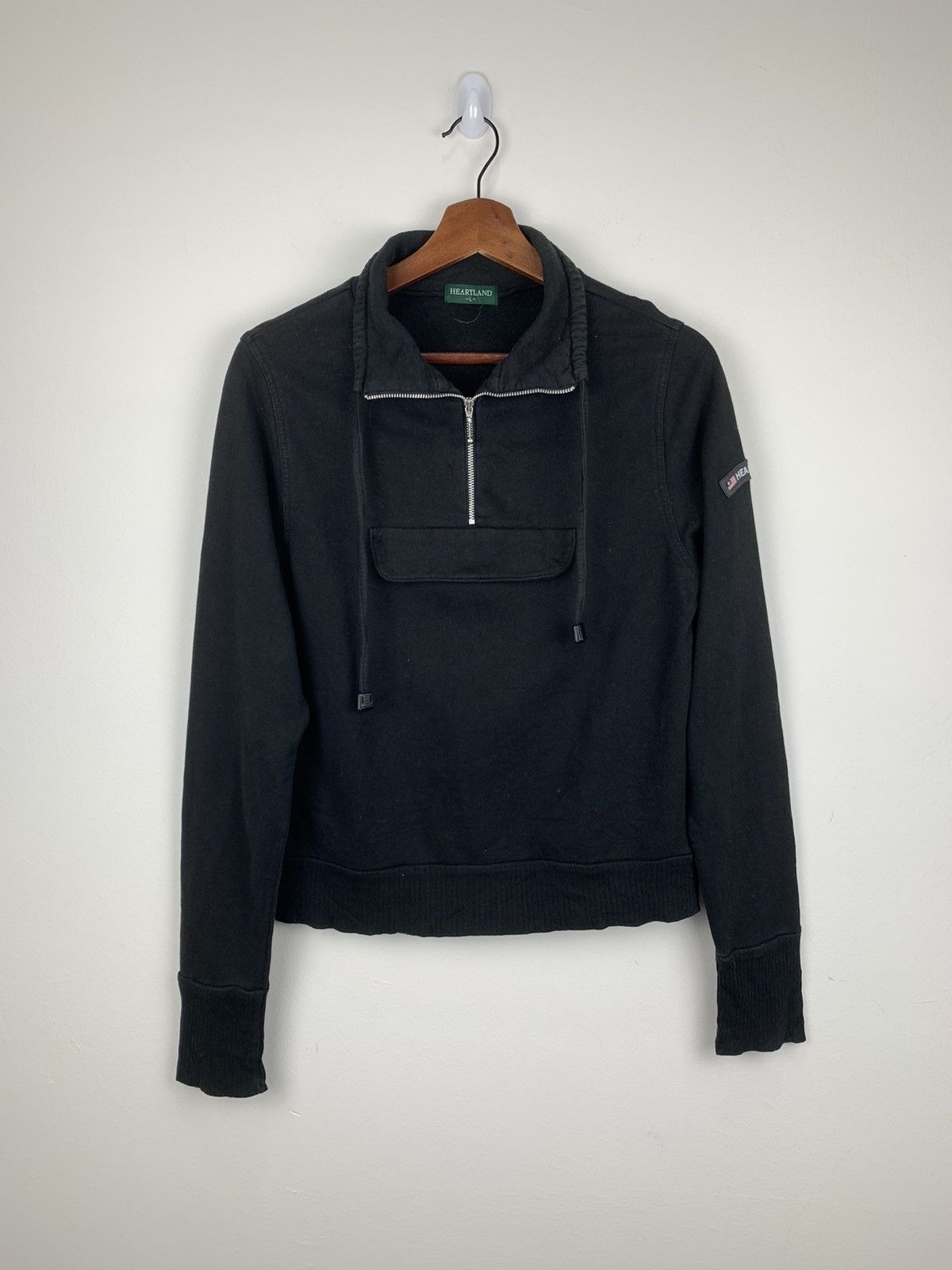 Other HEARTLAND Half Zipper Pullover Drawstring Sweatshirt Jacket Size US S / EU 44-46 / 1 - 4 Thumbnail