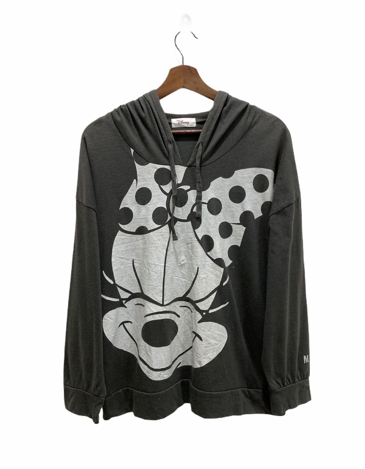 Cartoon Network × Japanese Brand × Mickey Mouse DISNEY MINNIE Pullover Big Logo Graphic Sweatshirt Hoodie Size L / US 10 / IT 46 - 1 Thumbnail
