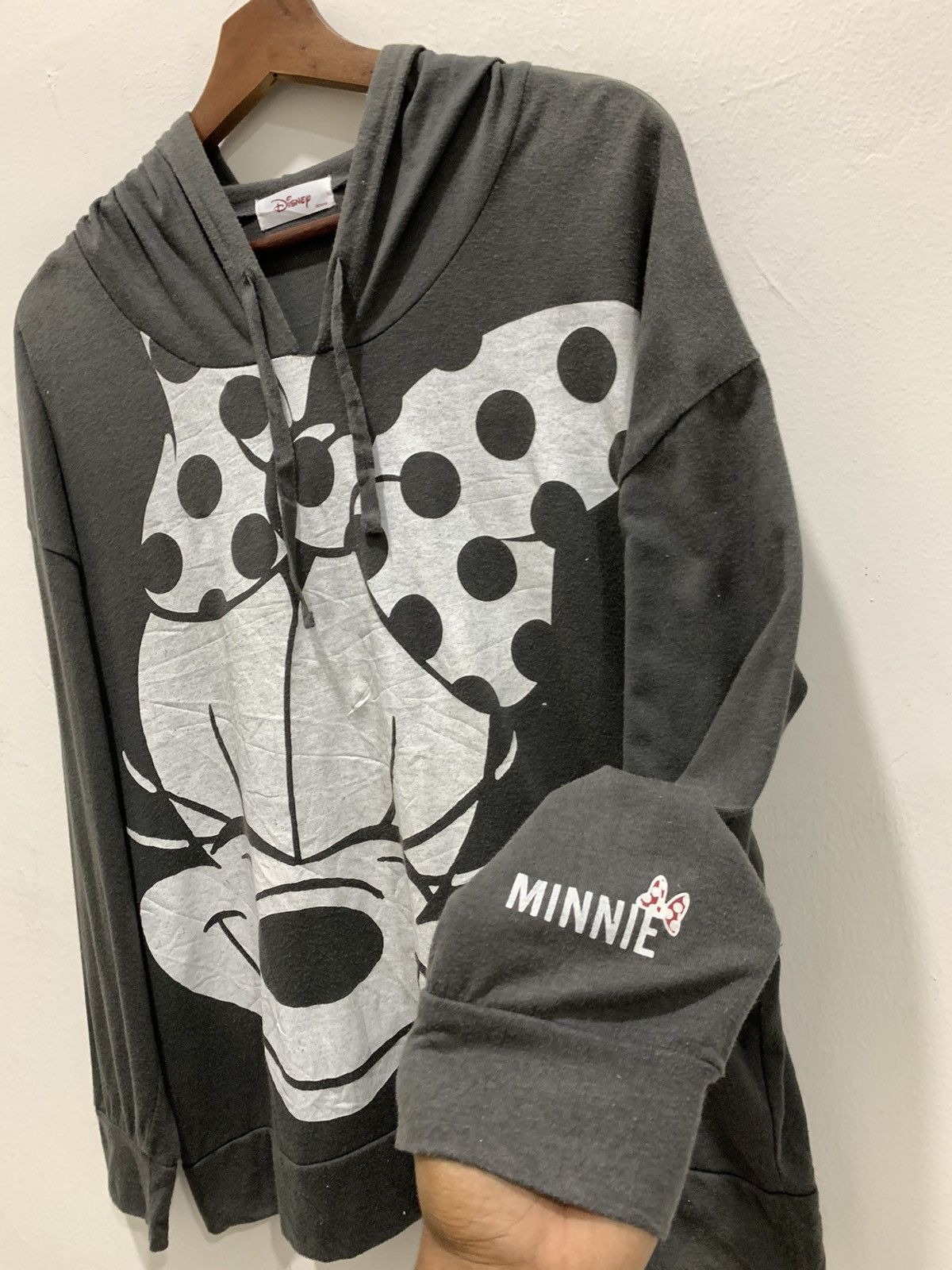 Cartoon Network × Japanese Brand × Mickey Mouse DISNEY MINNIE Pullover Big Logo Graphic Sweatshirt Hoodie Size L / US 10 / IT 46 - 6 Thumbnail