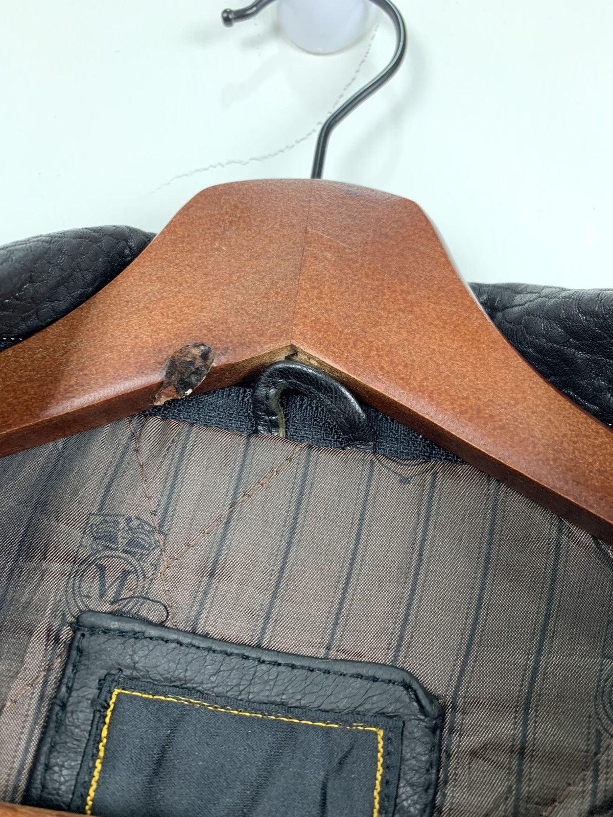 Other SUBURBAN Zipper Button Multipocket Bike Ride Leather Jacket Size US M / EU 48-50 / 2 - 17 Thumbnail