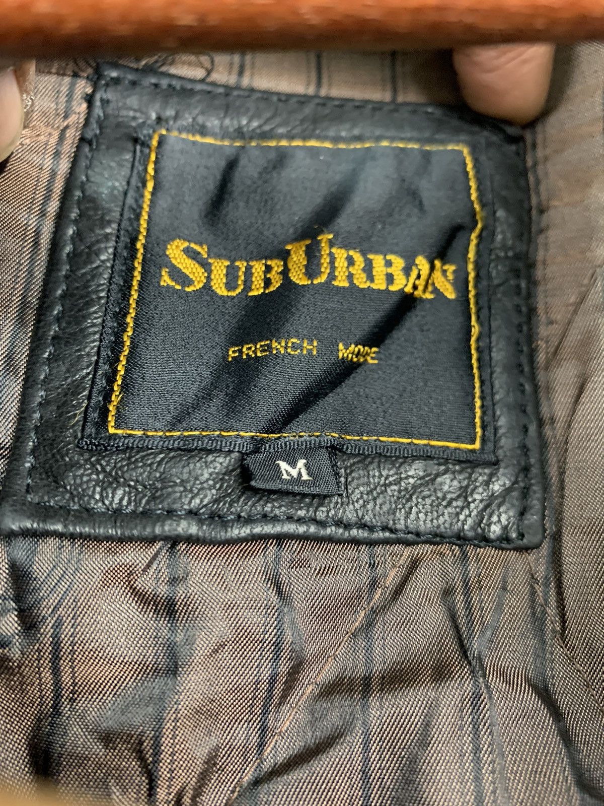 Other SUBURBAN Zipper Button Multipocket Bike Ride Leather Jacket Size US M / EU 48-50 / 2 - 20 Thumbnail