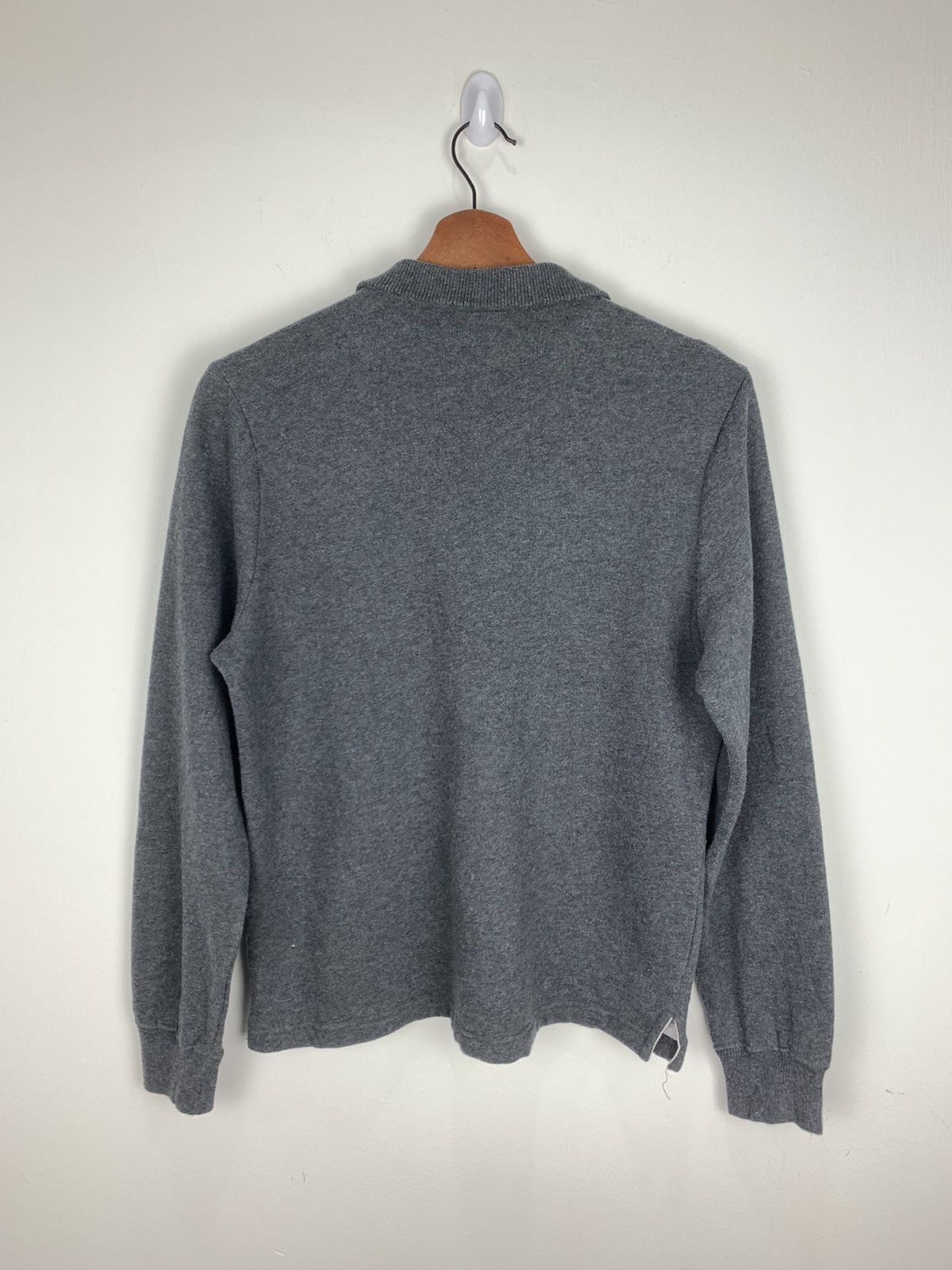 Designer × Japanese Brand RUE DE MARIE CLAIRE Grey Half Zipp Collar Fleece Sweatshirt Size S / US 4 / IT 40 - 4 Thumbnail